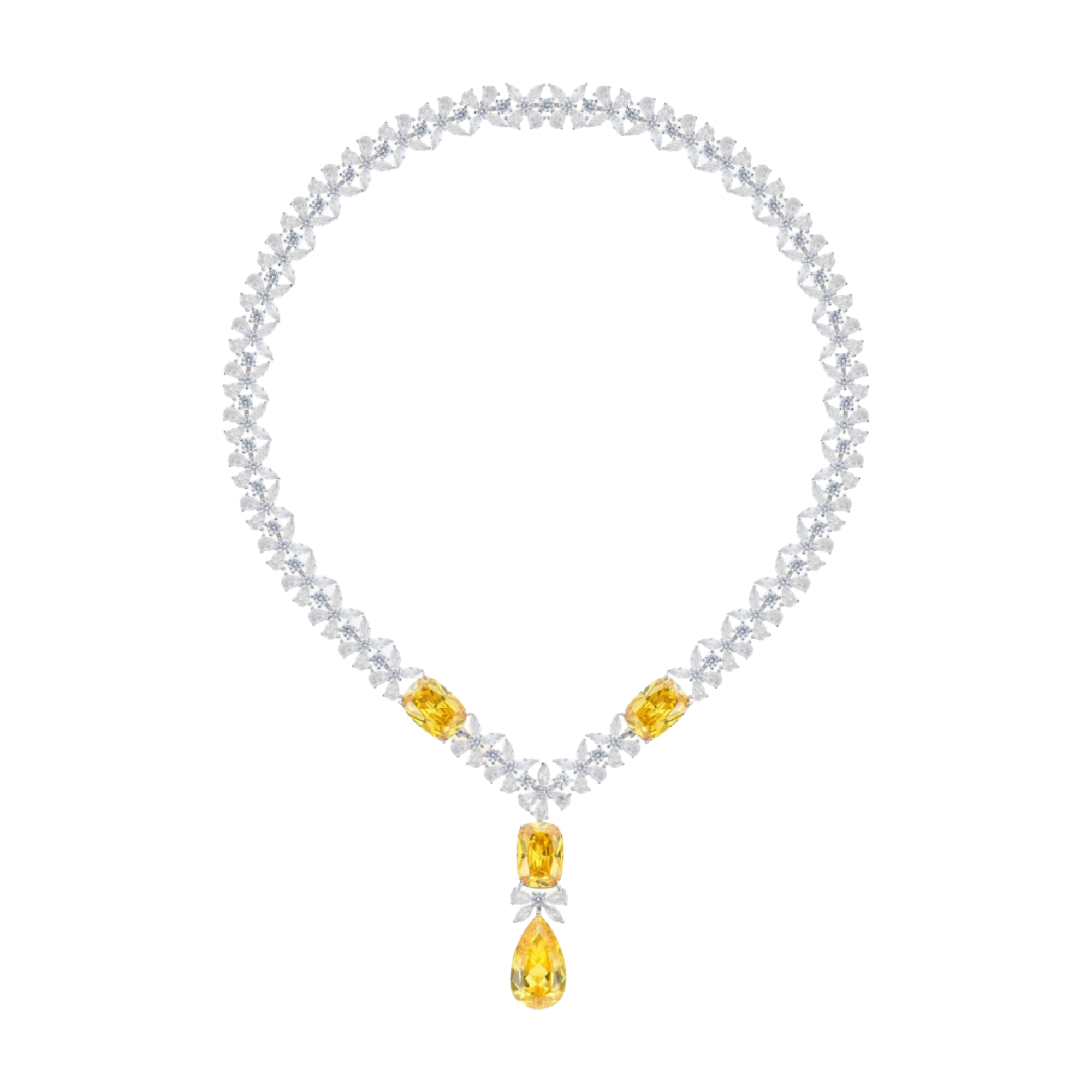Nelly Butterfly Teardrop Necklace