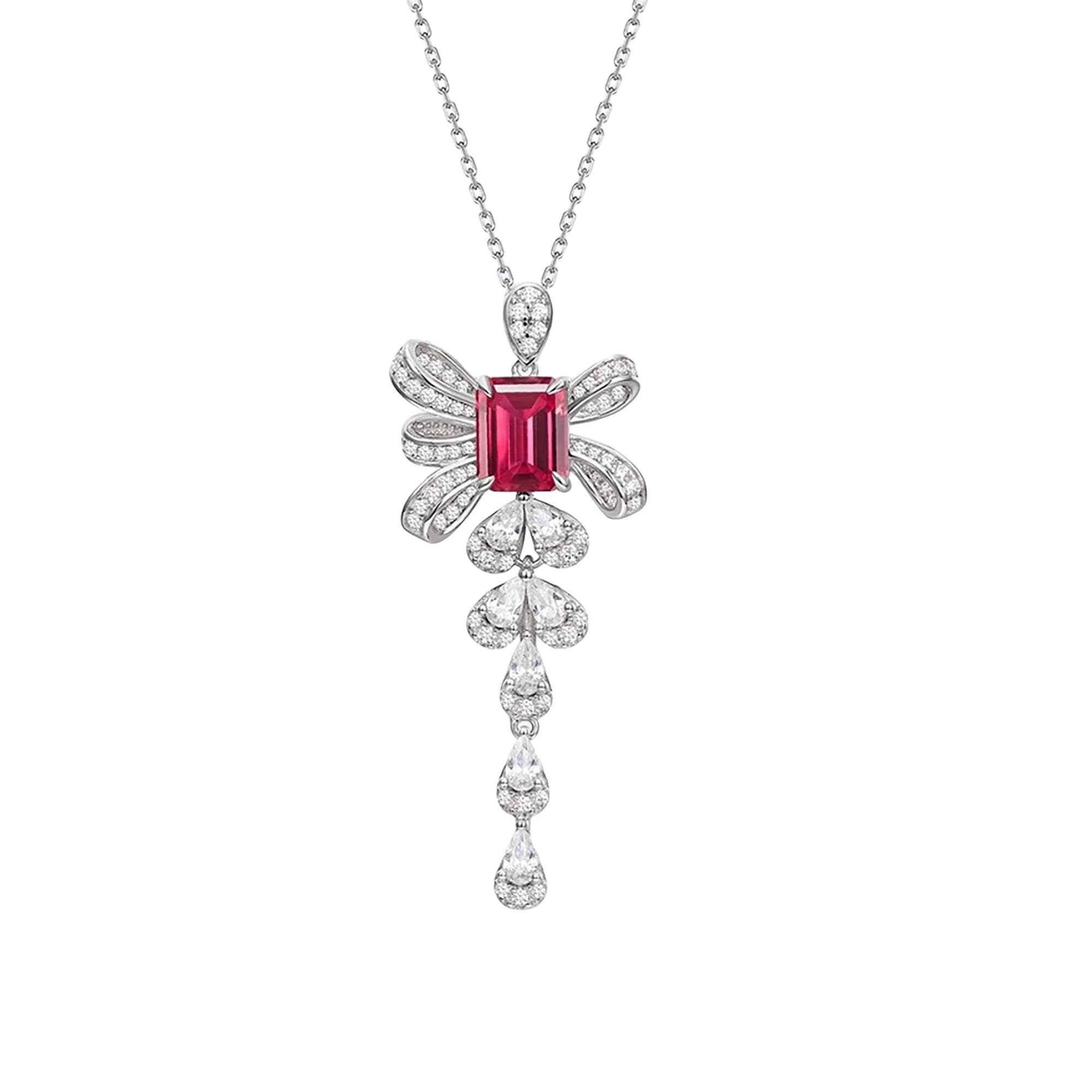 Nolwenn Red Dragonfly Necklace