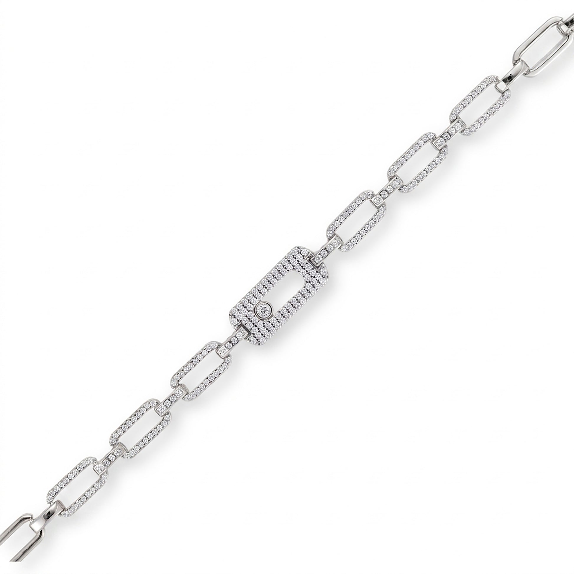 Odalind 14K Gold Rounded Rectanglar Bracelet
