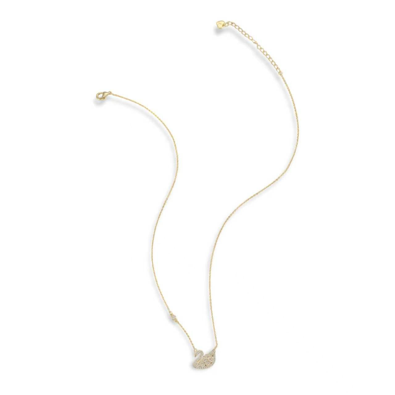 Odette White Round Crystal Necklace