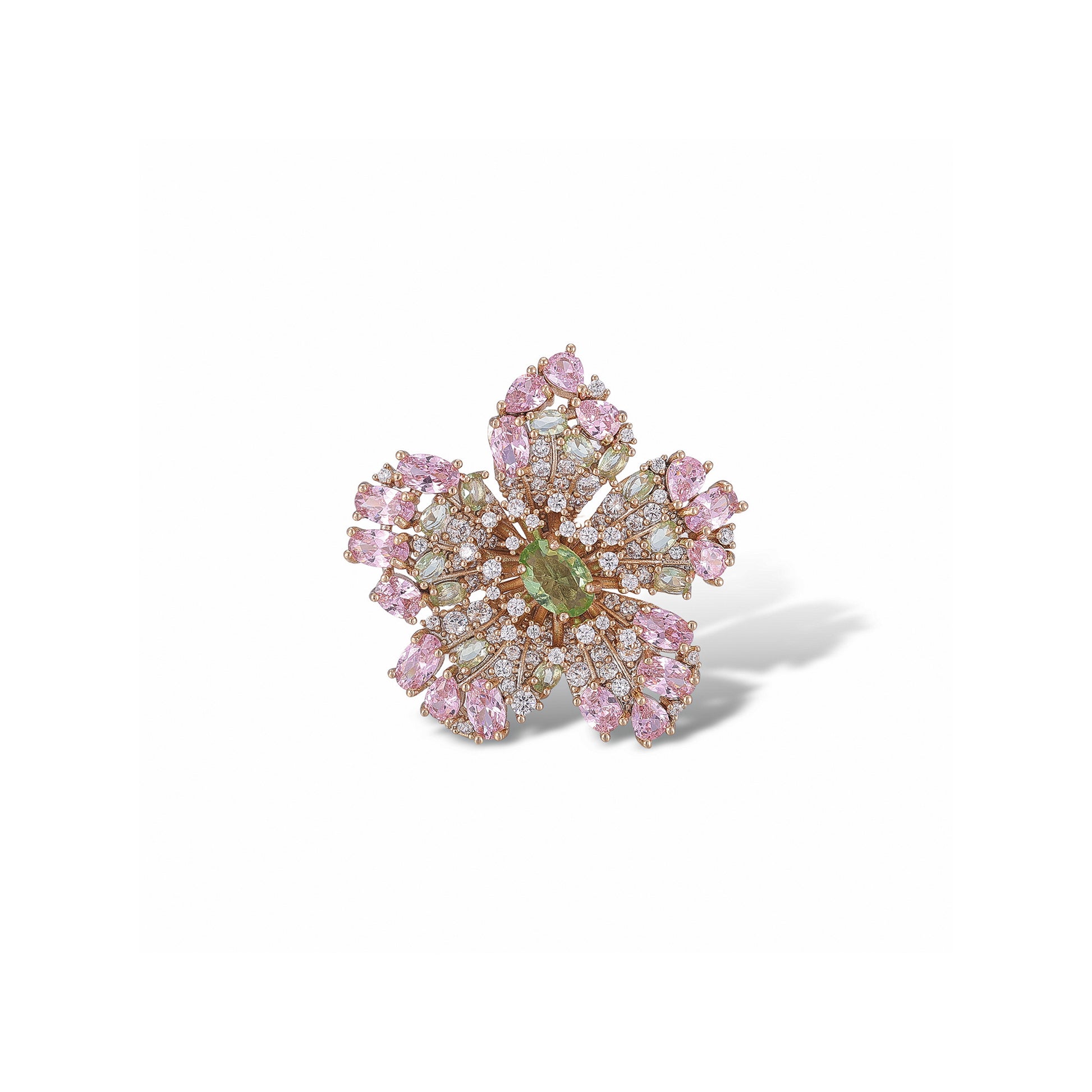 Odilia Floral Open Ring