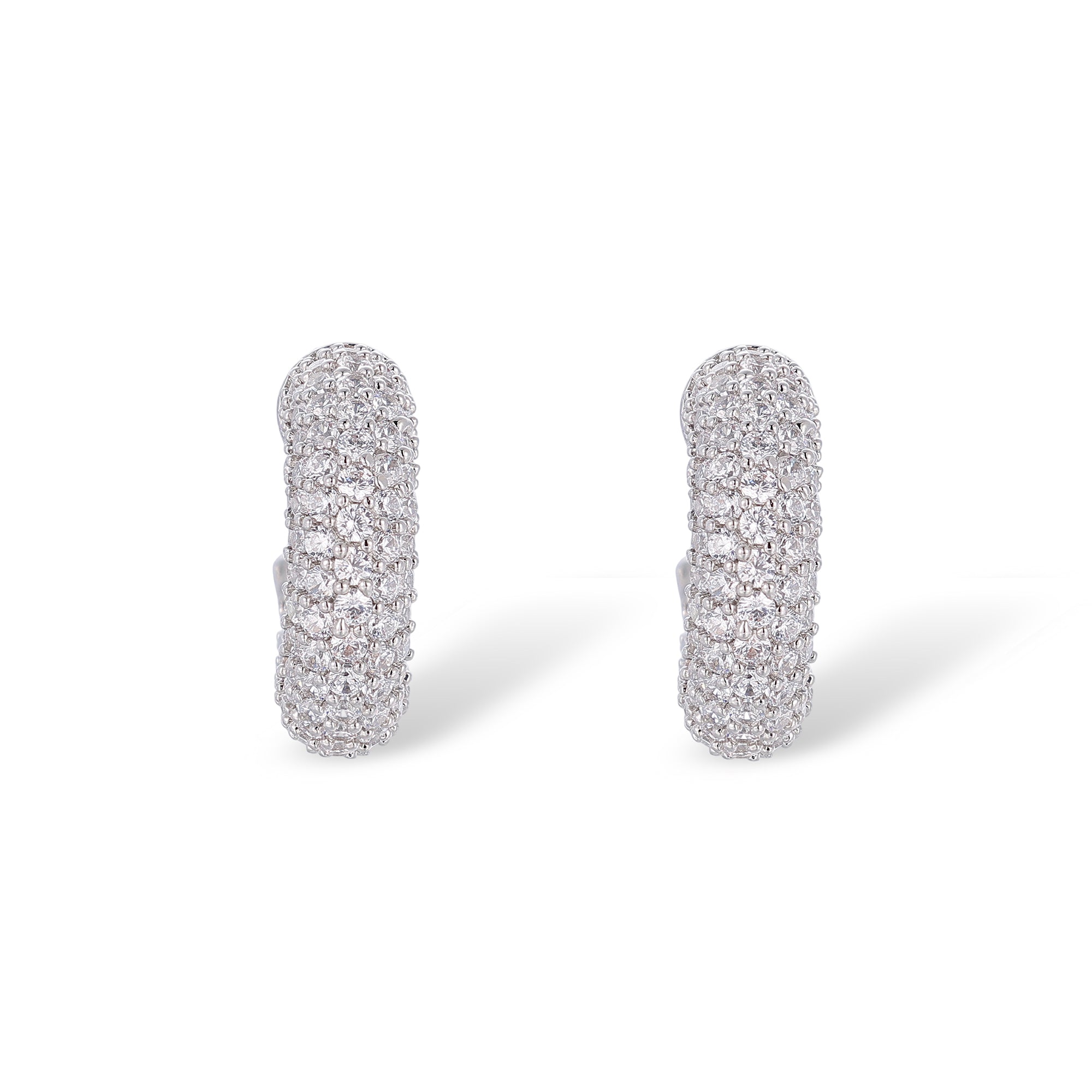 Olivia 14K Gold C Shape Earrings