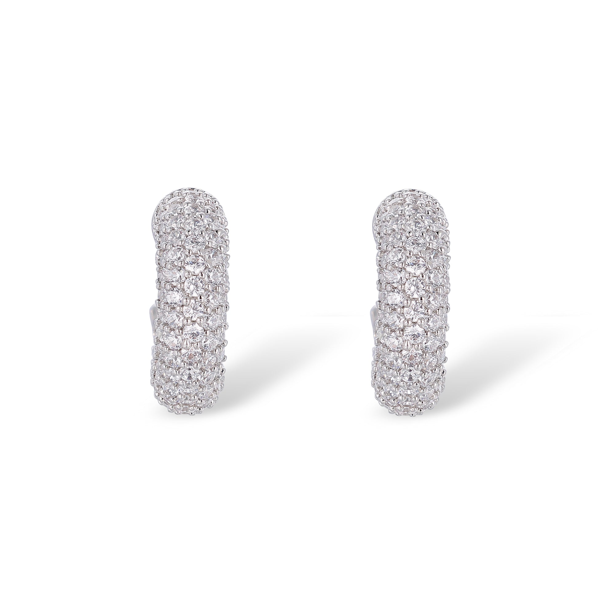 Olivia 14K Gold C Shape Earrings