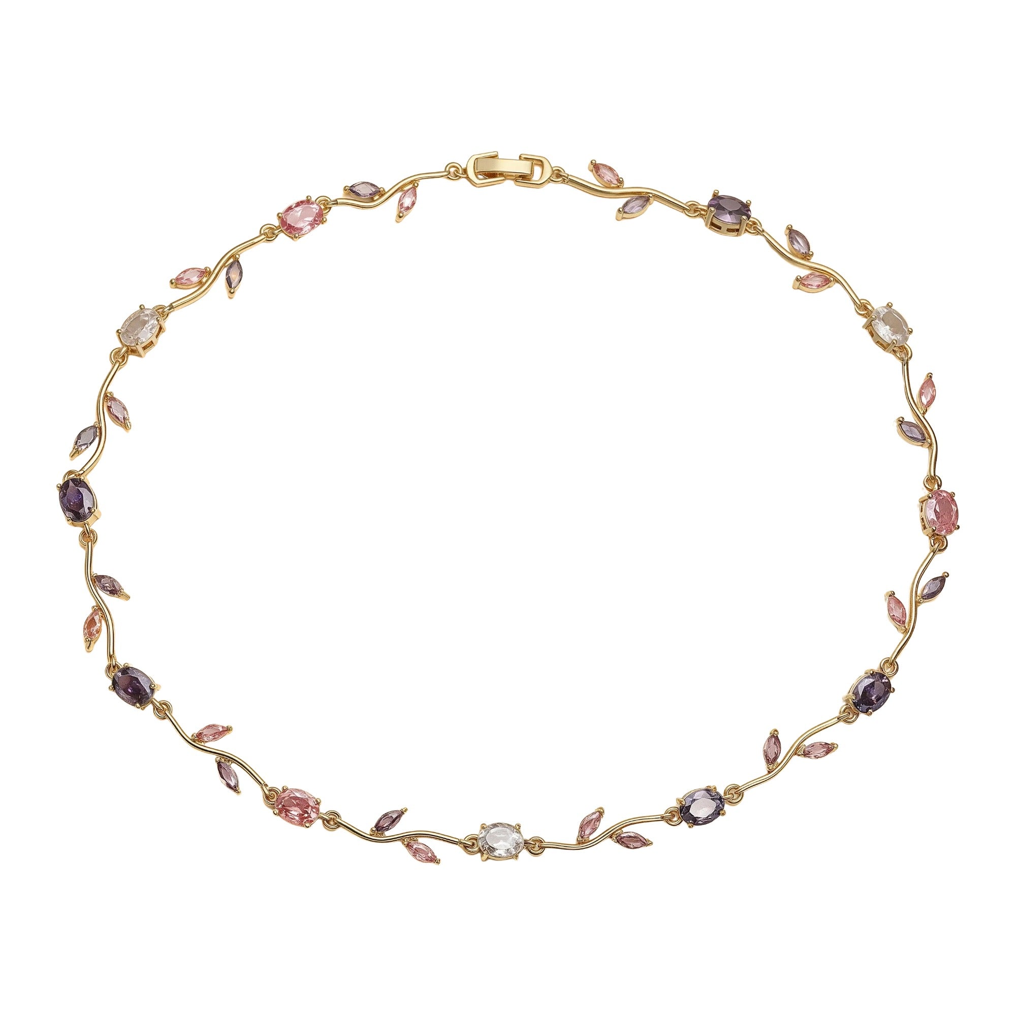 Ottilie Vine Multicolor Floral Necklace