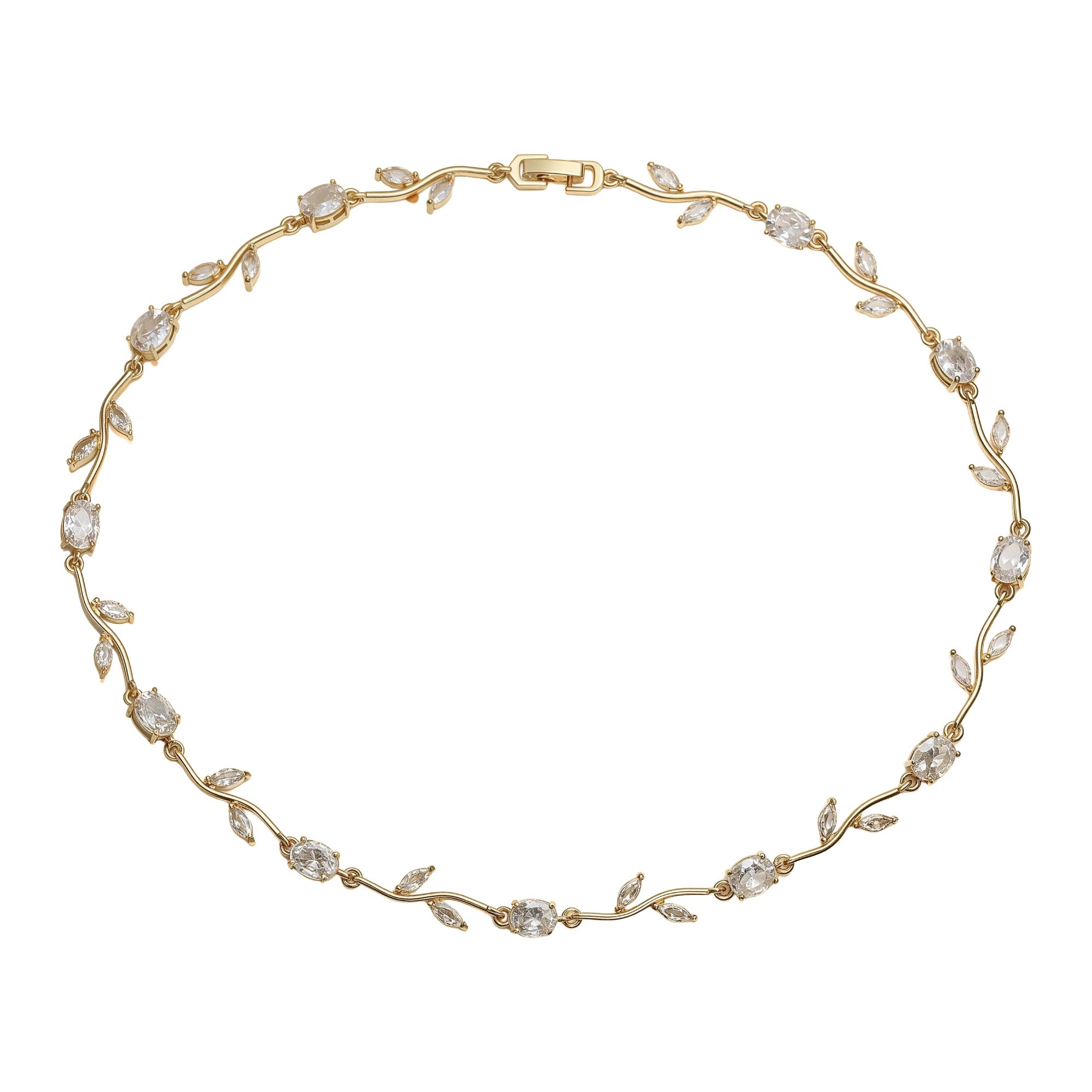 Ottilie Vine White Floral Necklace