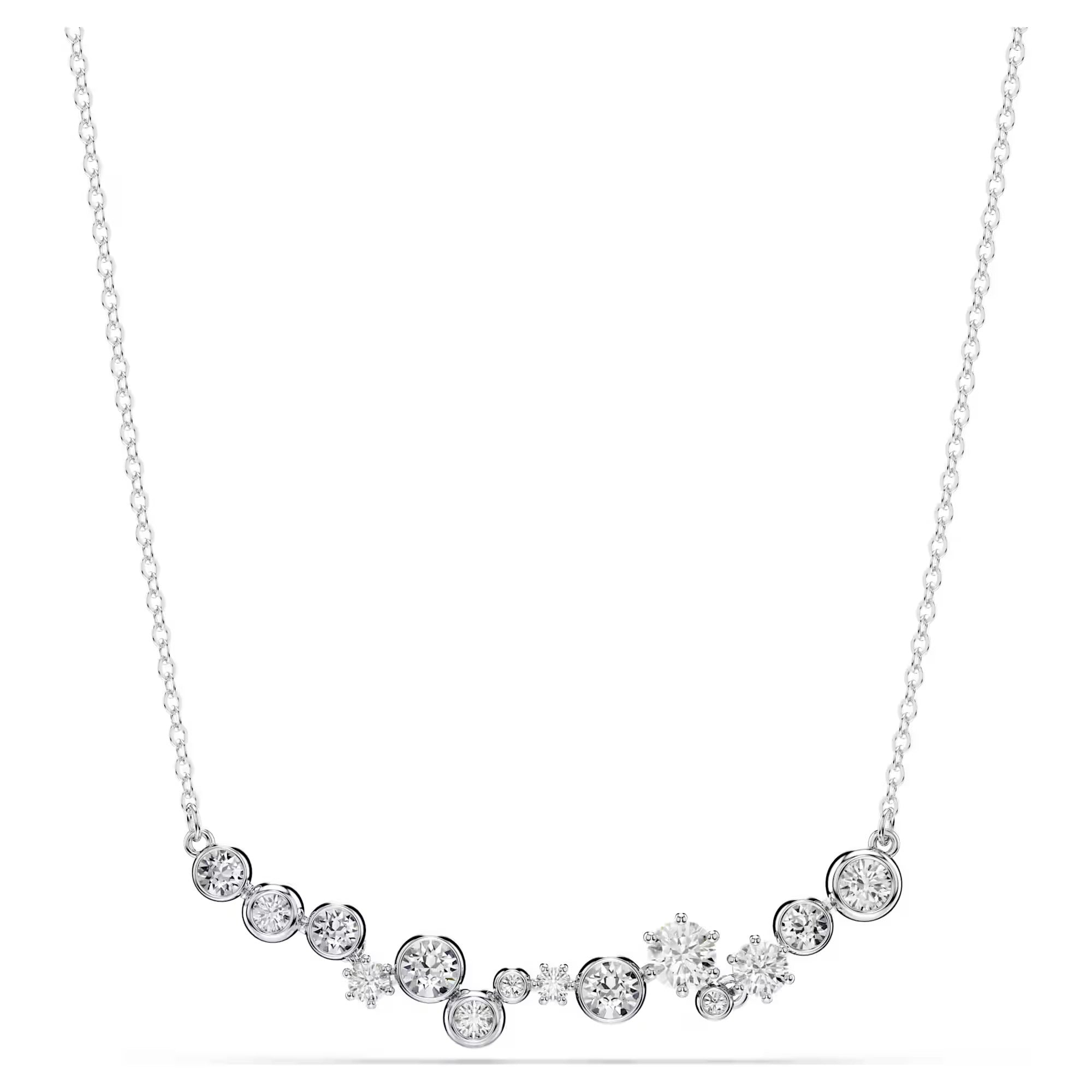 Pamela White Curved Necklace
