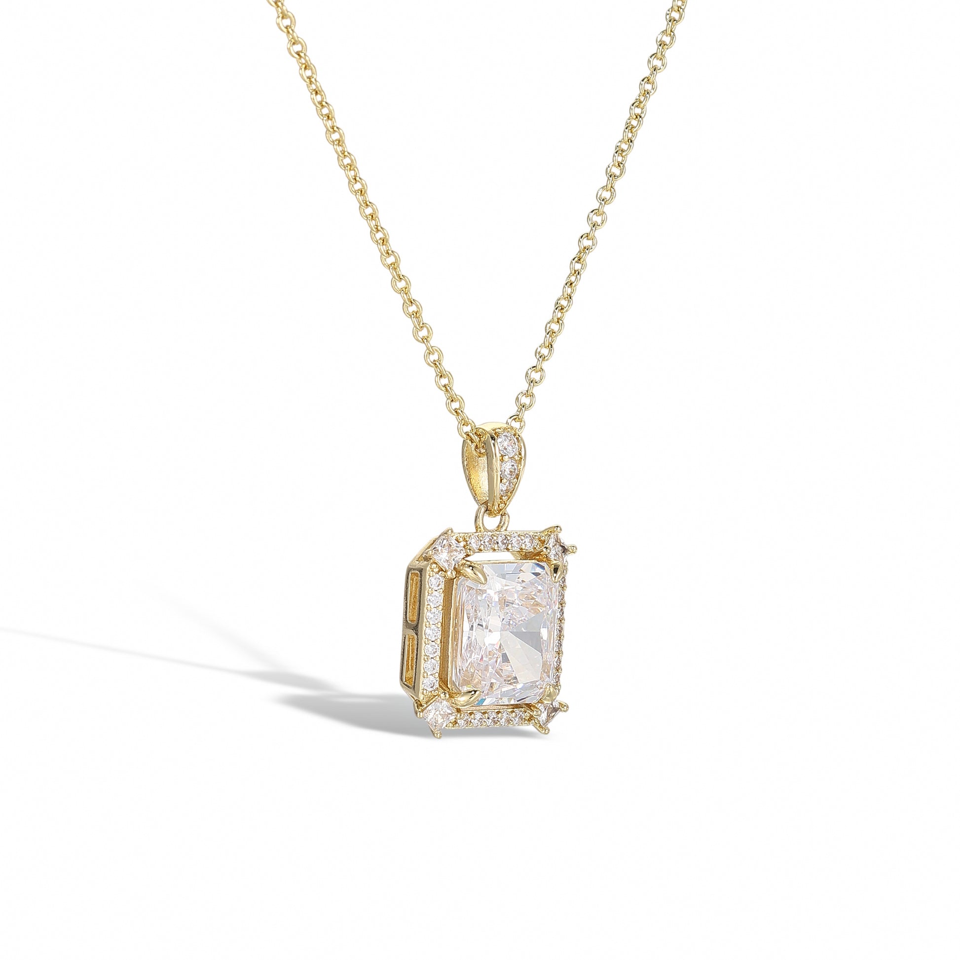 Patricia 14K Gold Radiant Necklace