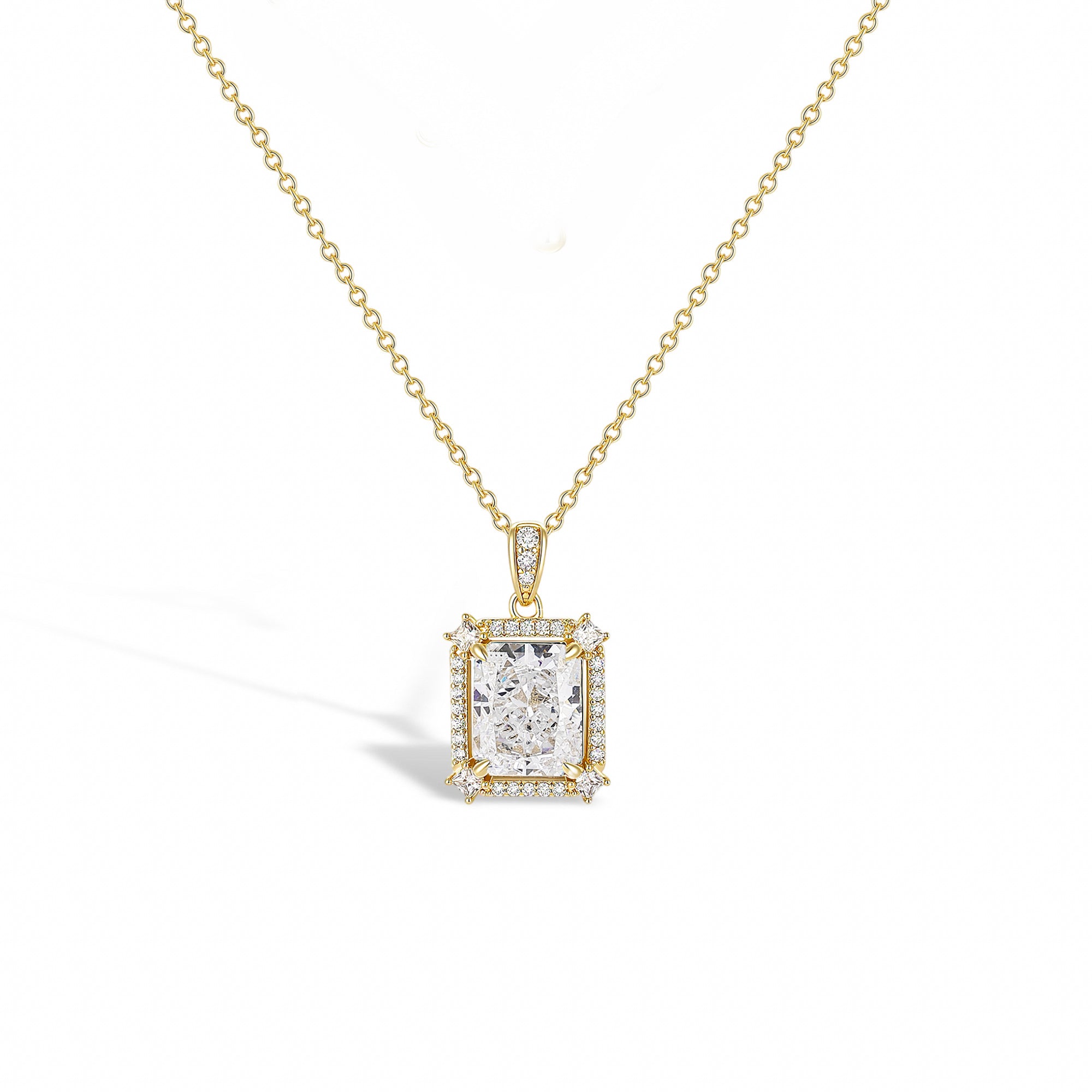 Patricia 14K Gold Radiant Necklace