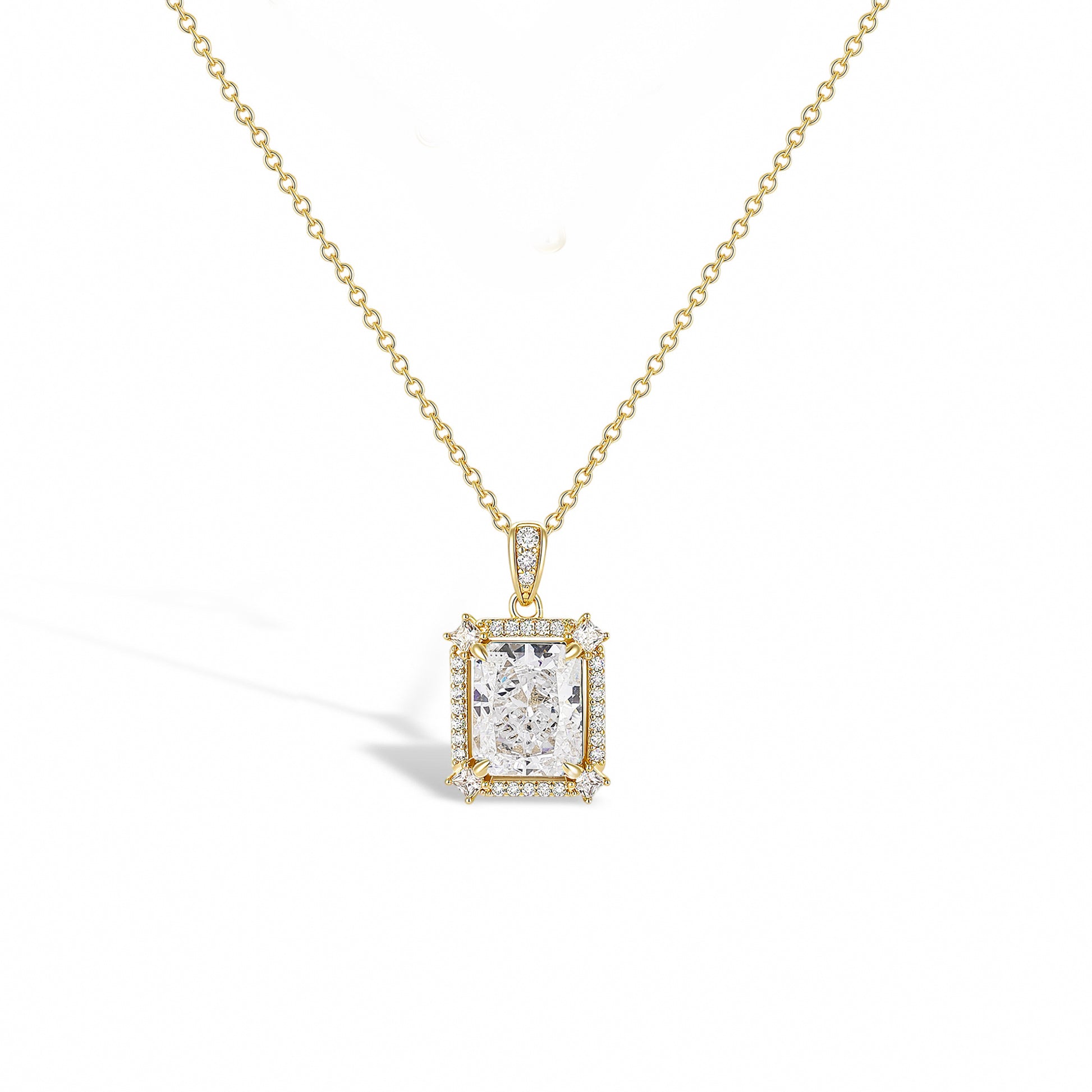 Patricia 14K Gold Radiant Necklace
