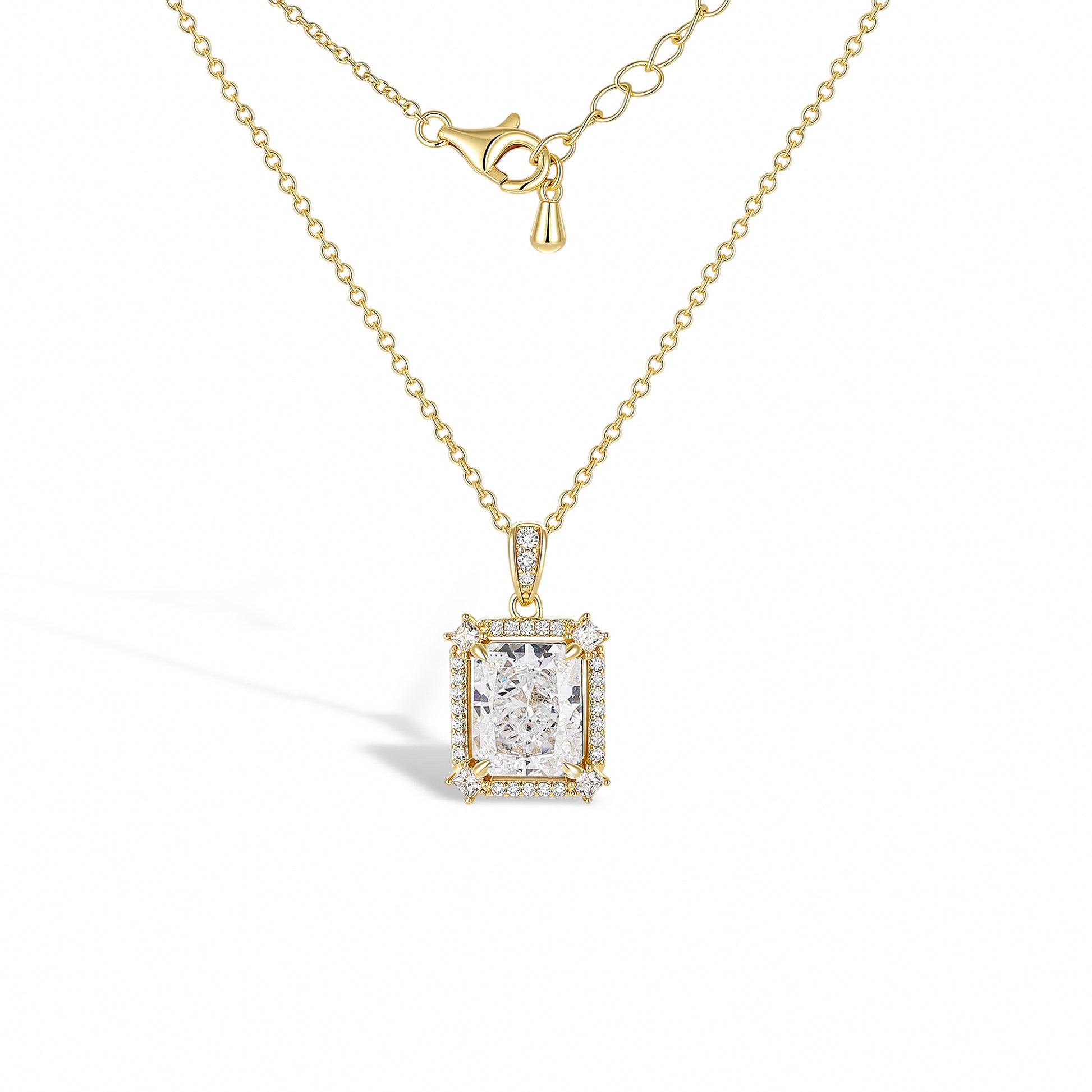 Patricia 14K Gold Radiant Necklace
