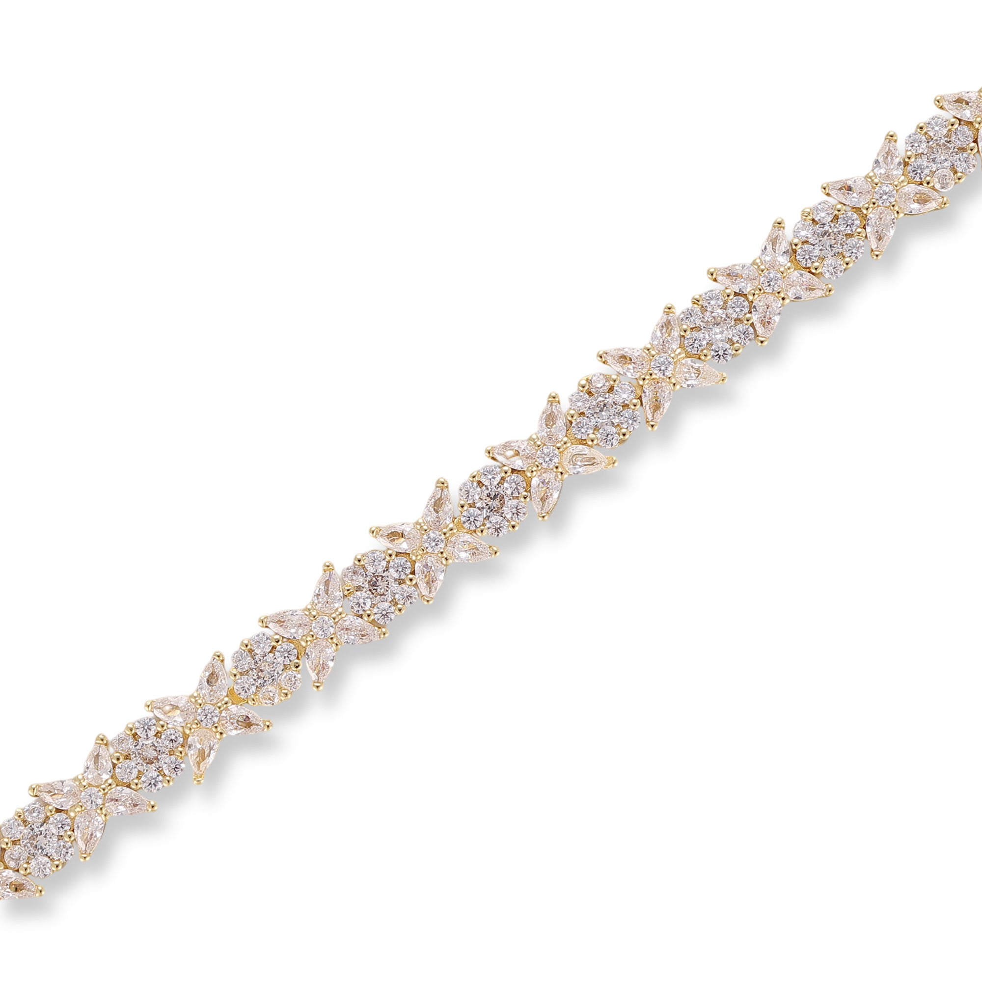 Paulin 14K Gold Floral Bracelet