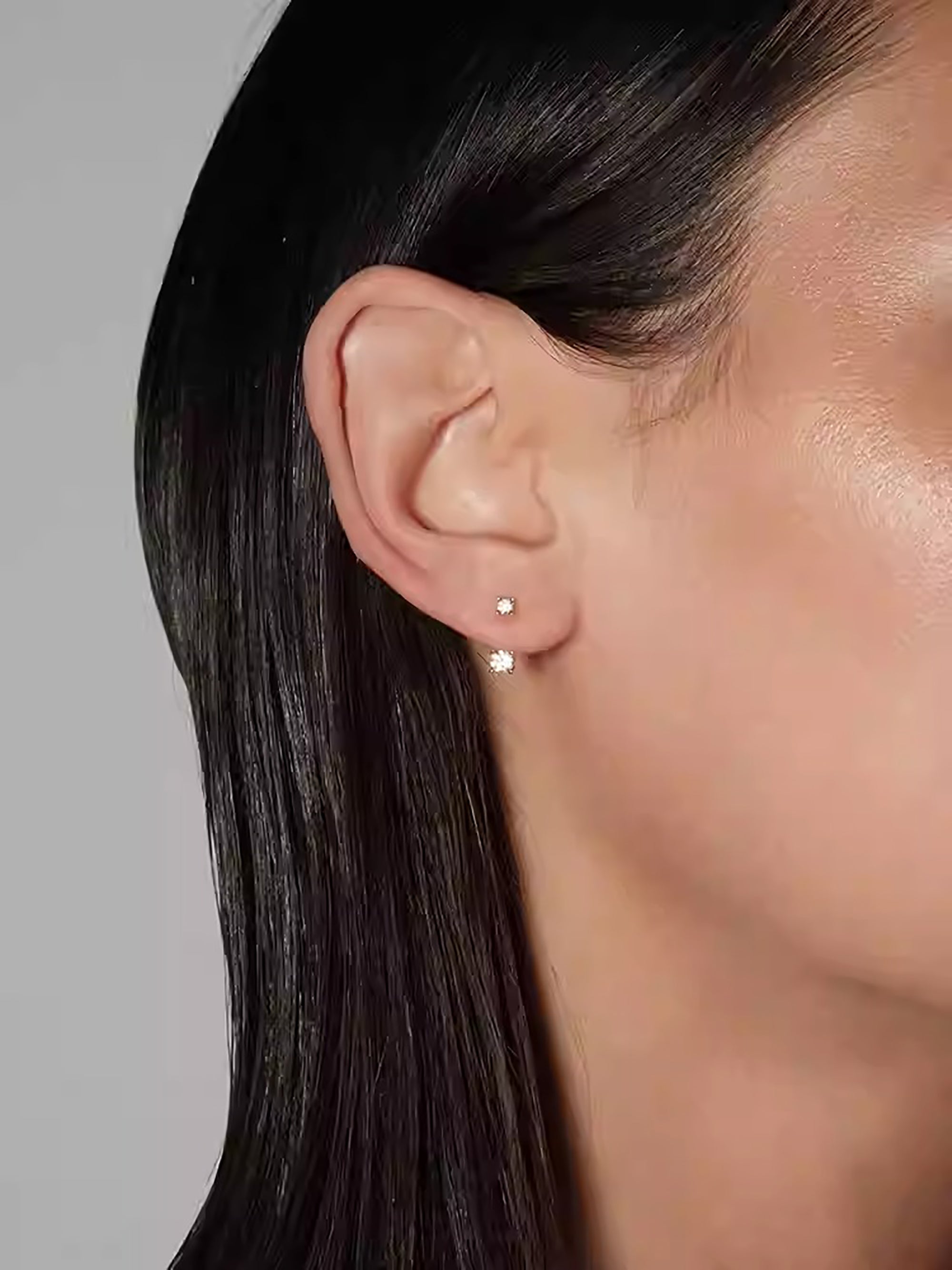 Peggy 10K Yellow Gold Round Earrings