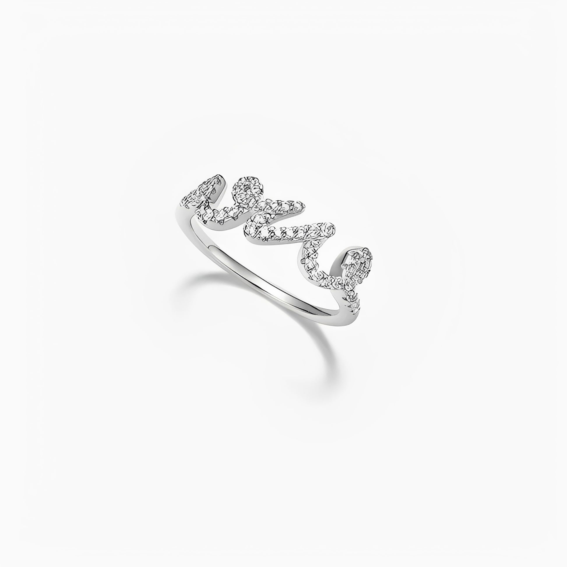 Perline White Wave Ring