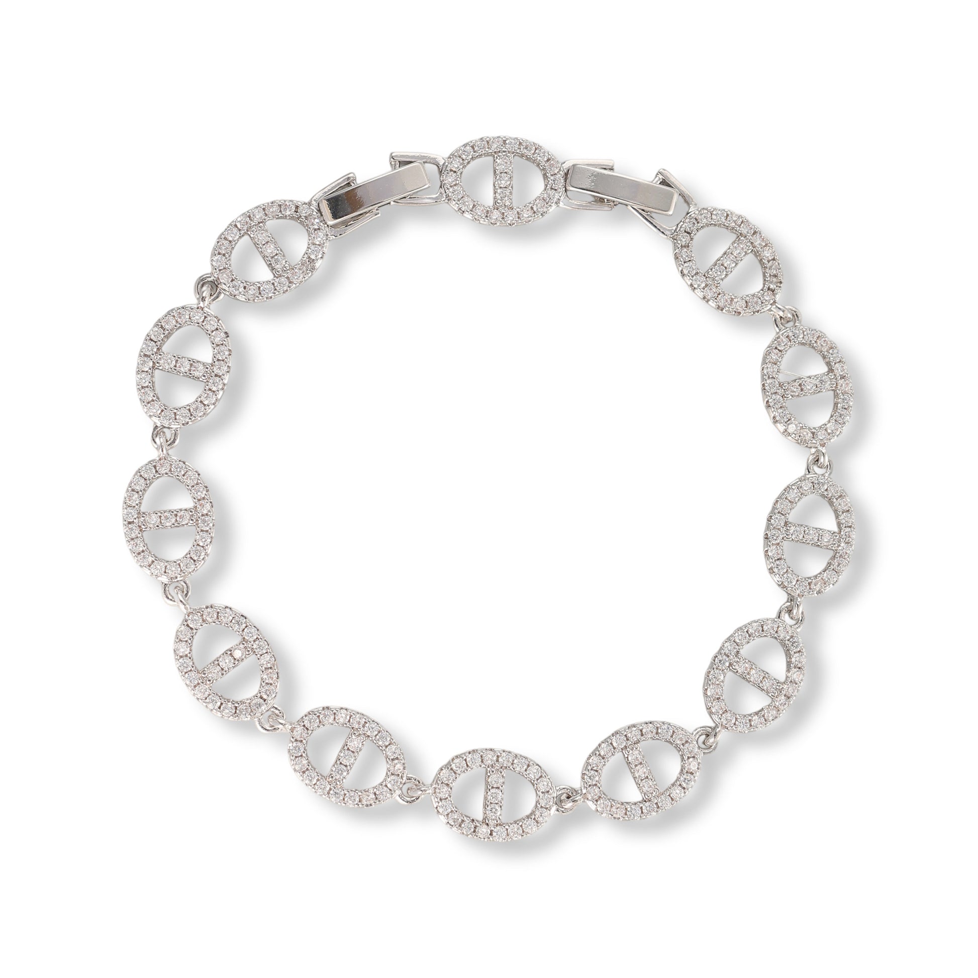 Rebekka 14K Gold Small Oval Link Bracelet