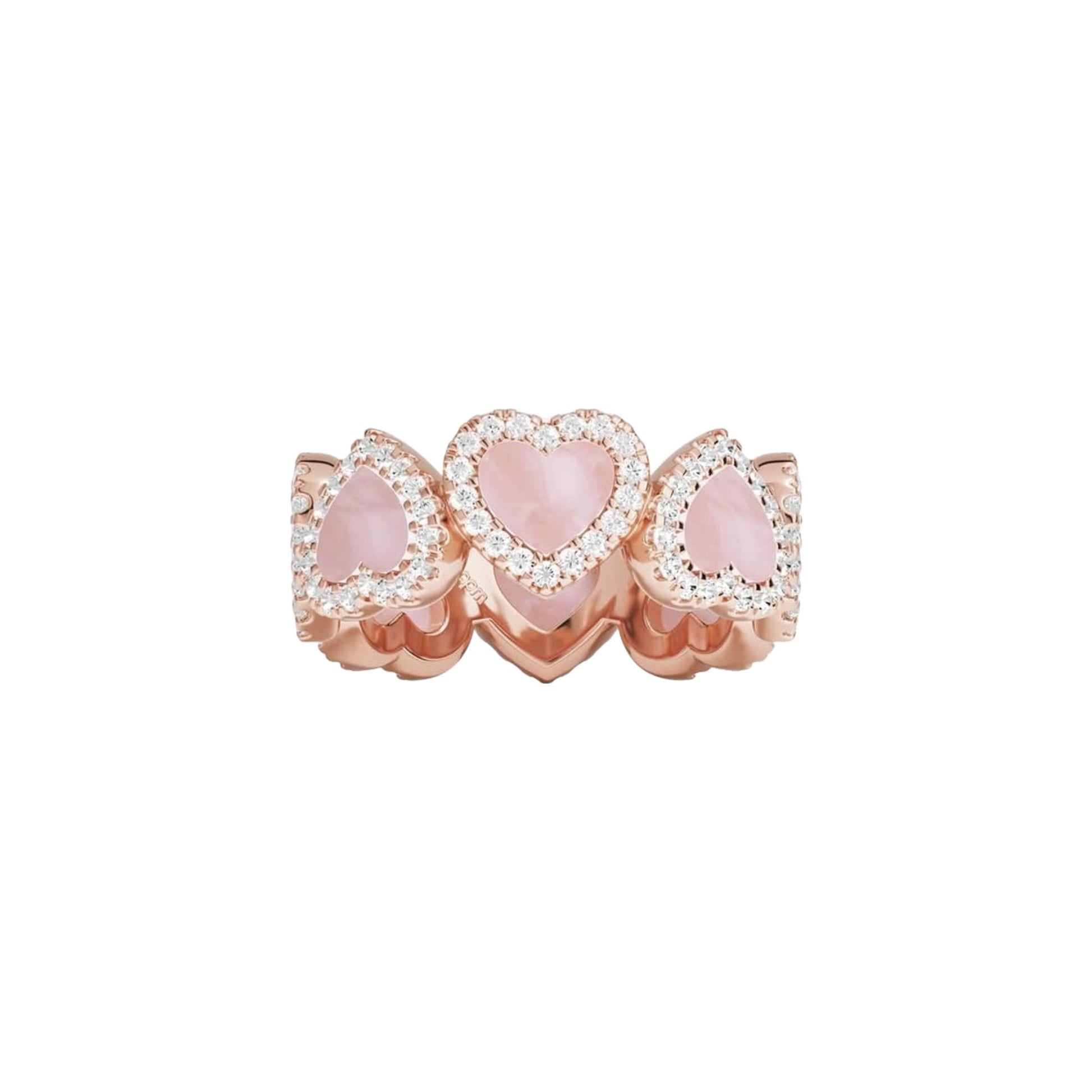 Romy Pink Heart Ring