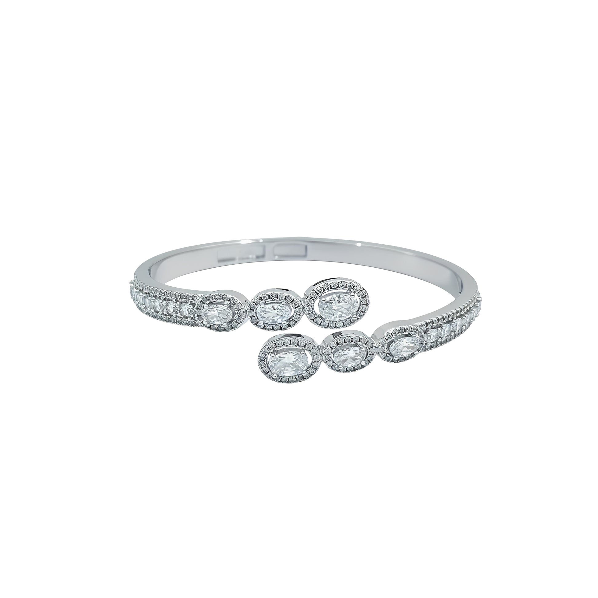 Roswitha Oval Open Bangle