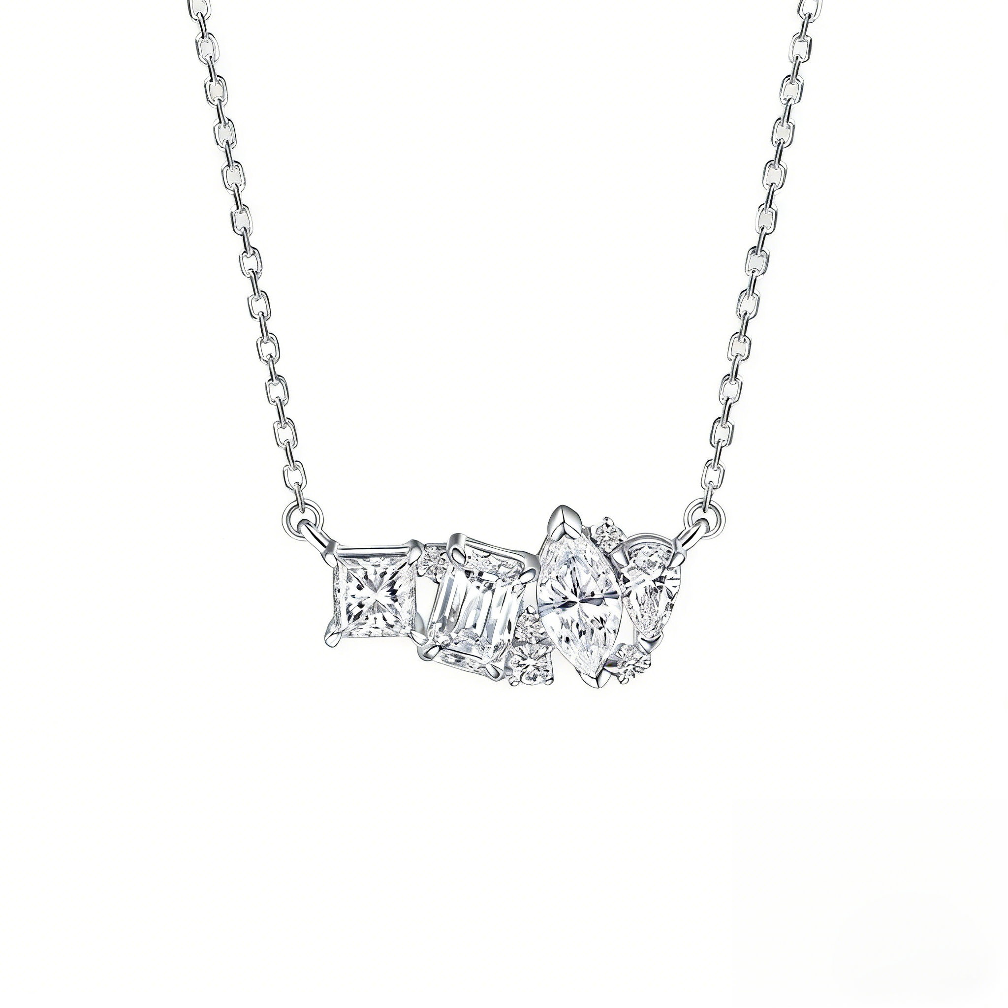 Roxelane White Necklace
