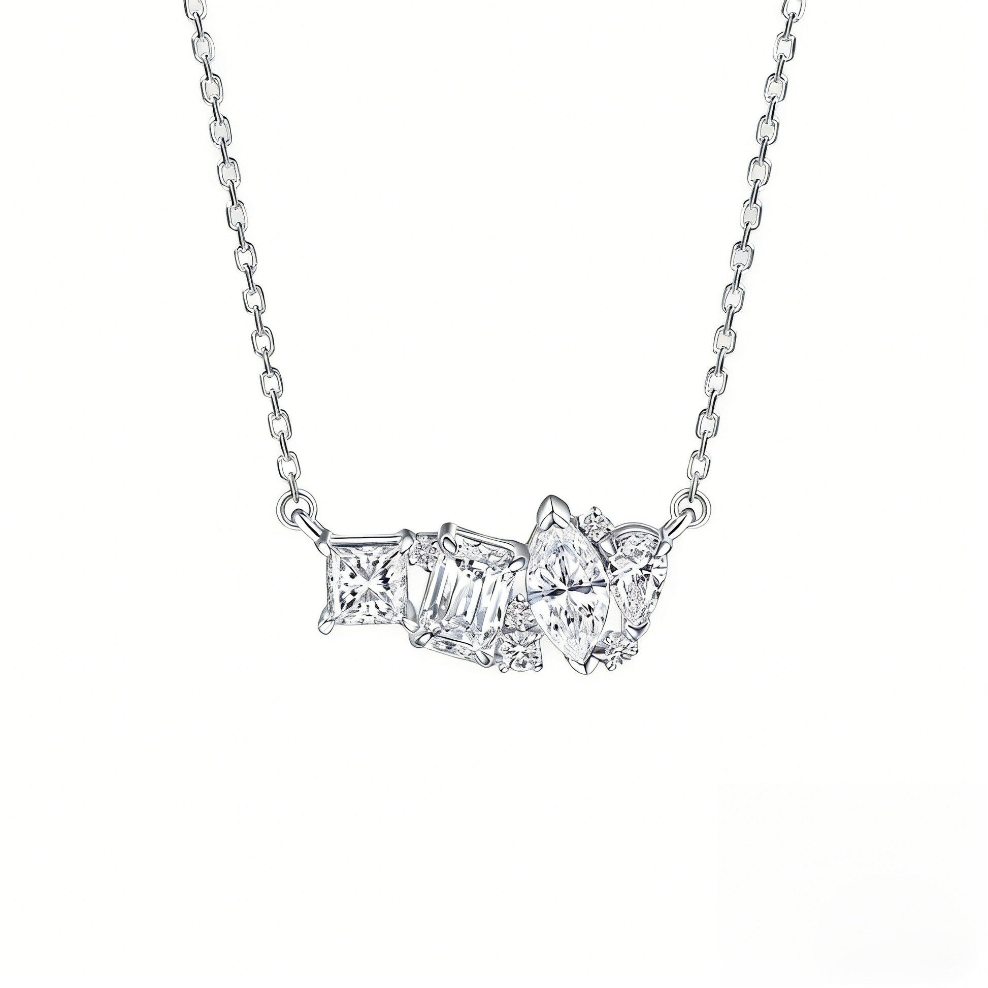 Roxelane White Necklace
