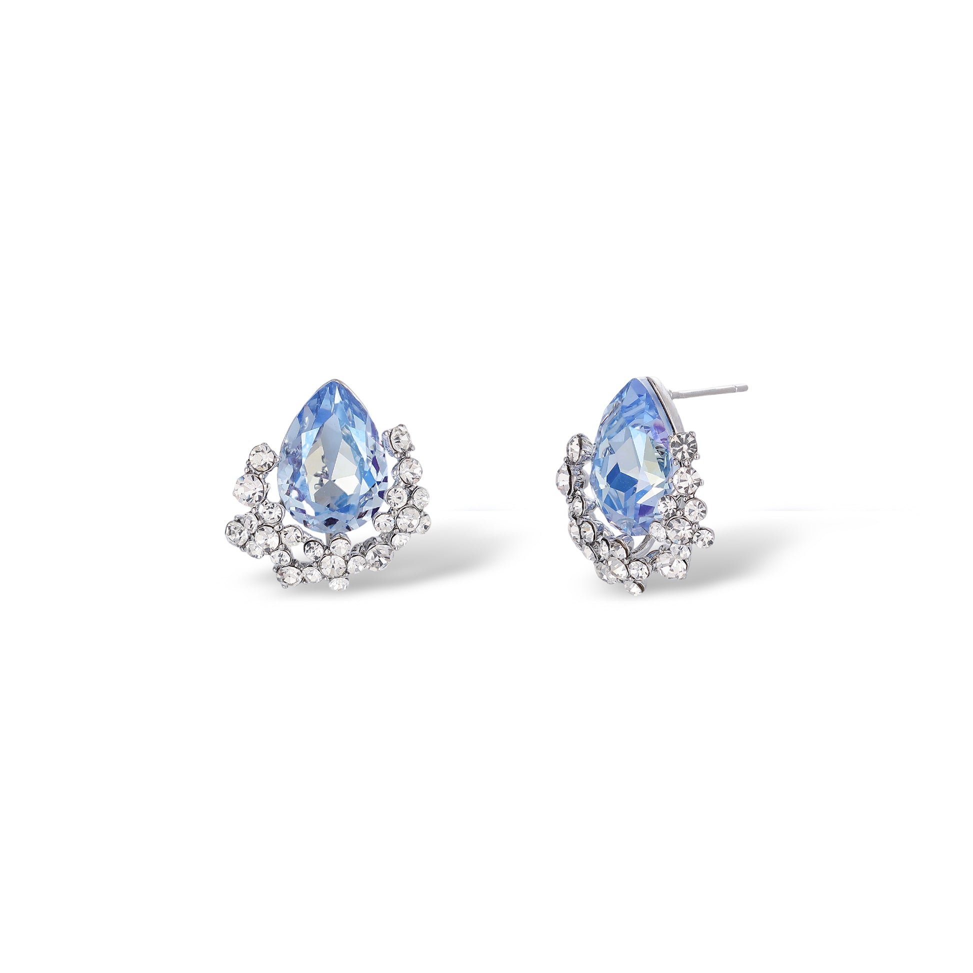 Sabrina Teardrop Crystal Earrings