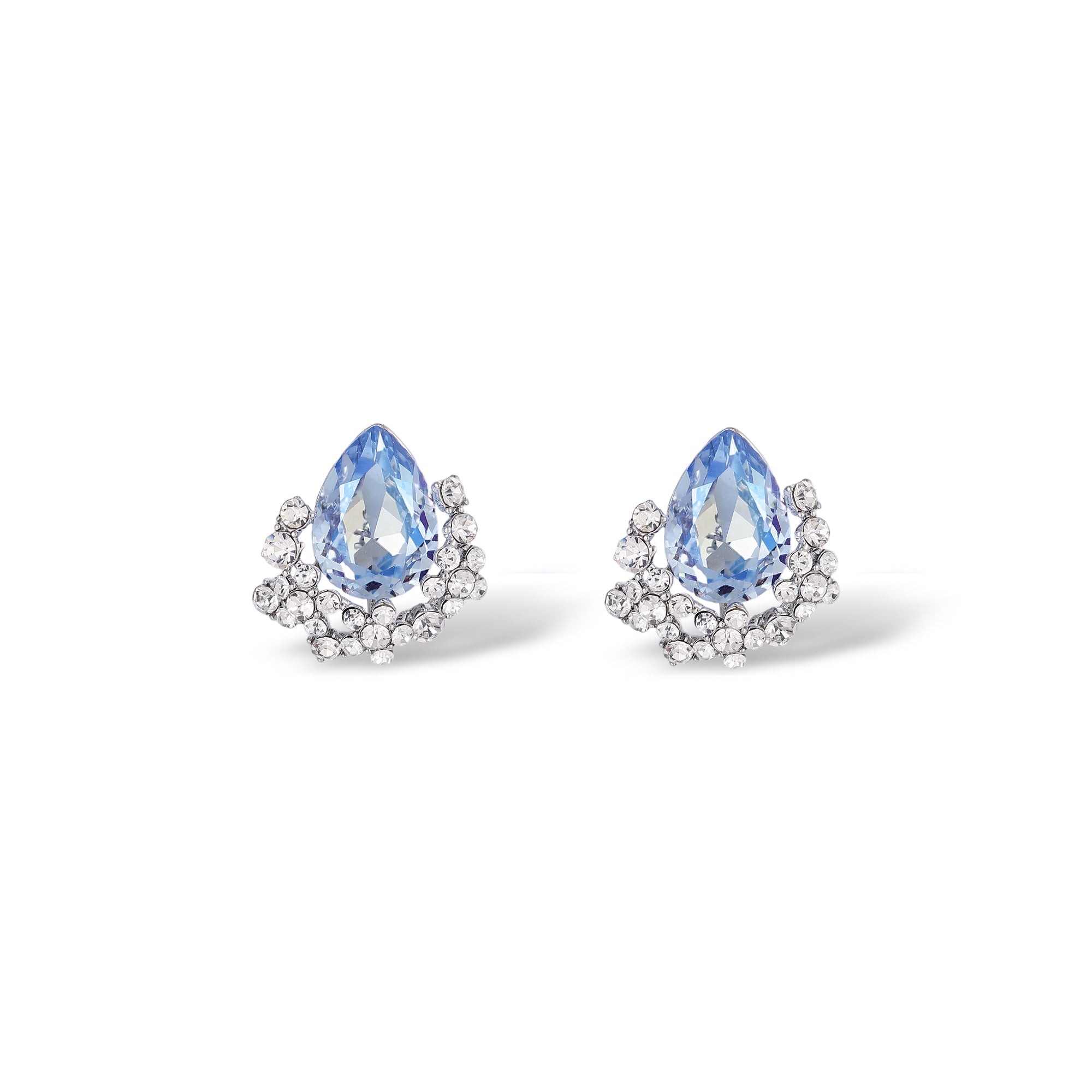 Sabrina Teardrop Crystal Earrings