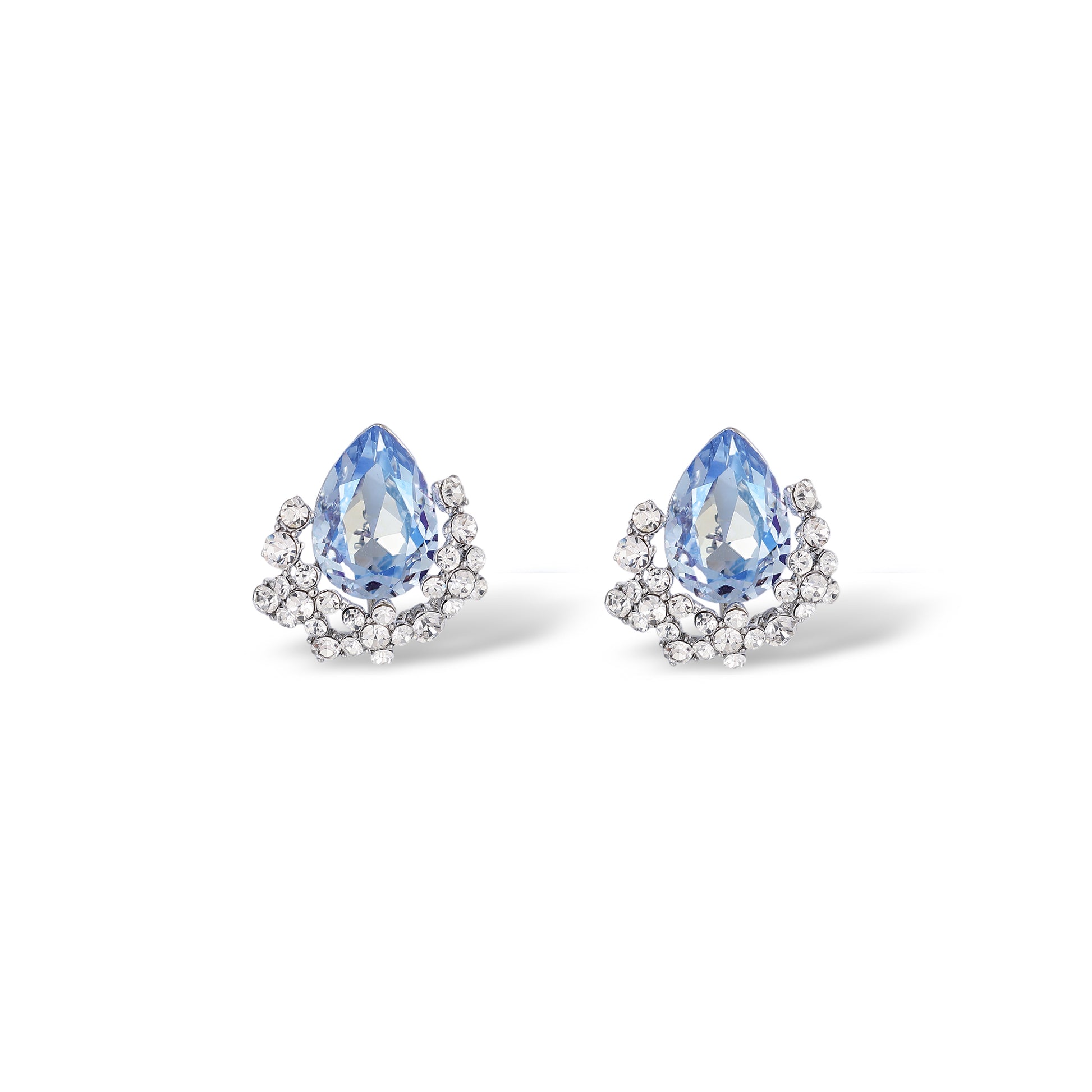 Sabrina Teardrop Crystal Earrings