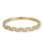 Salome 14K Gold Tiered Square Bangle