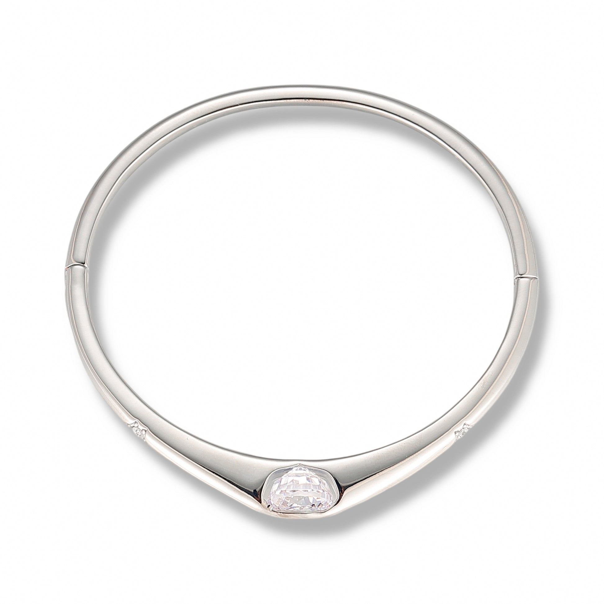 Sarah 14K Gold Round Bangle