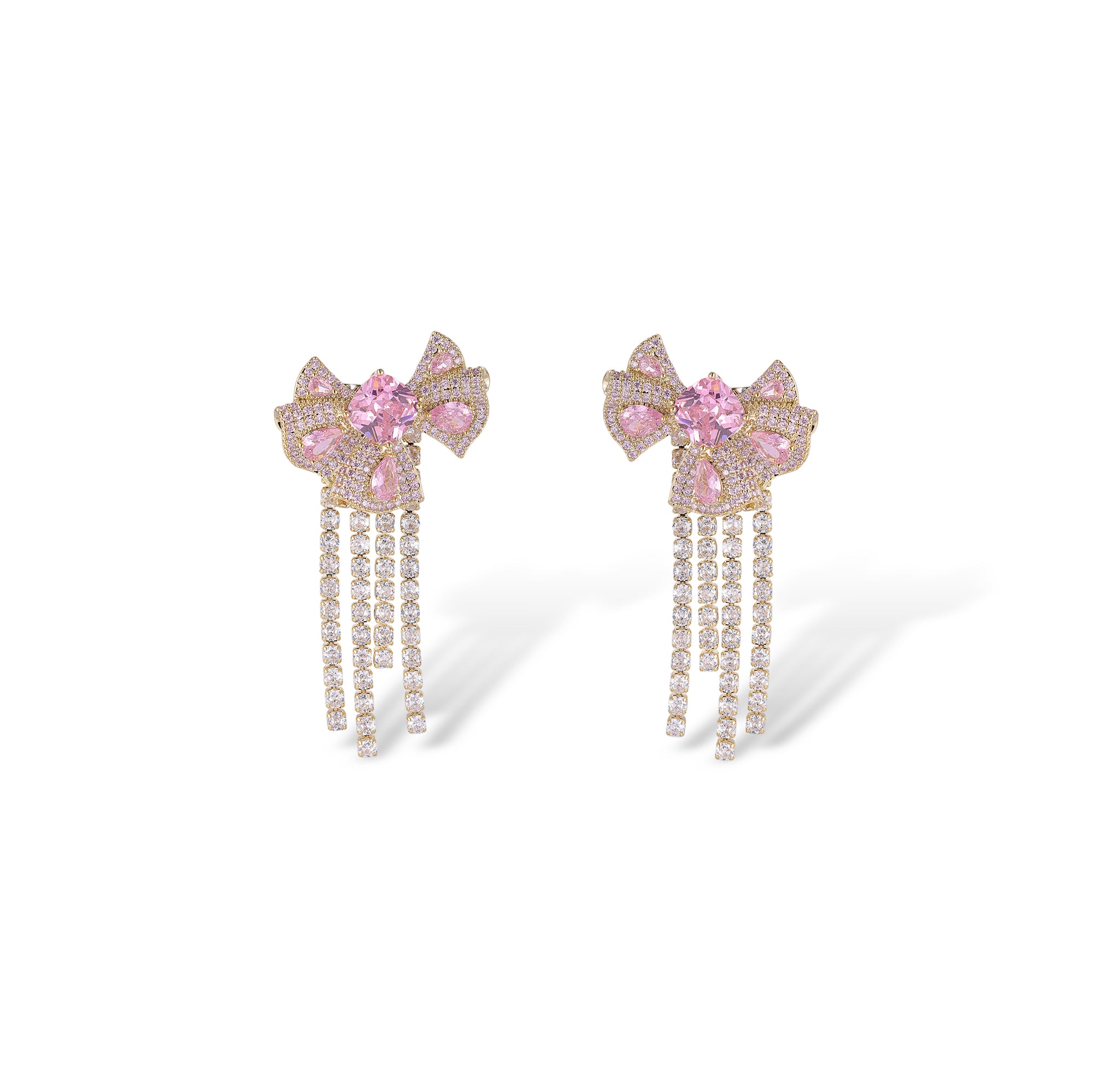 Saskia Pink Butterfly Earrings
