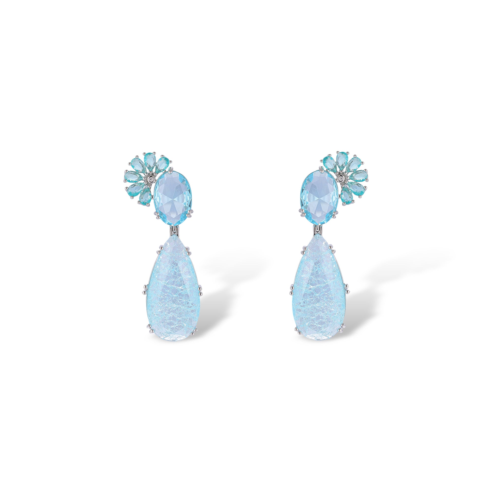 Sibylle Blue Teardrop Earrings