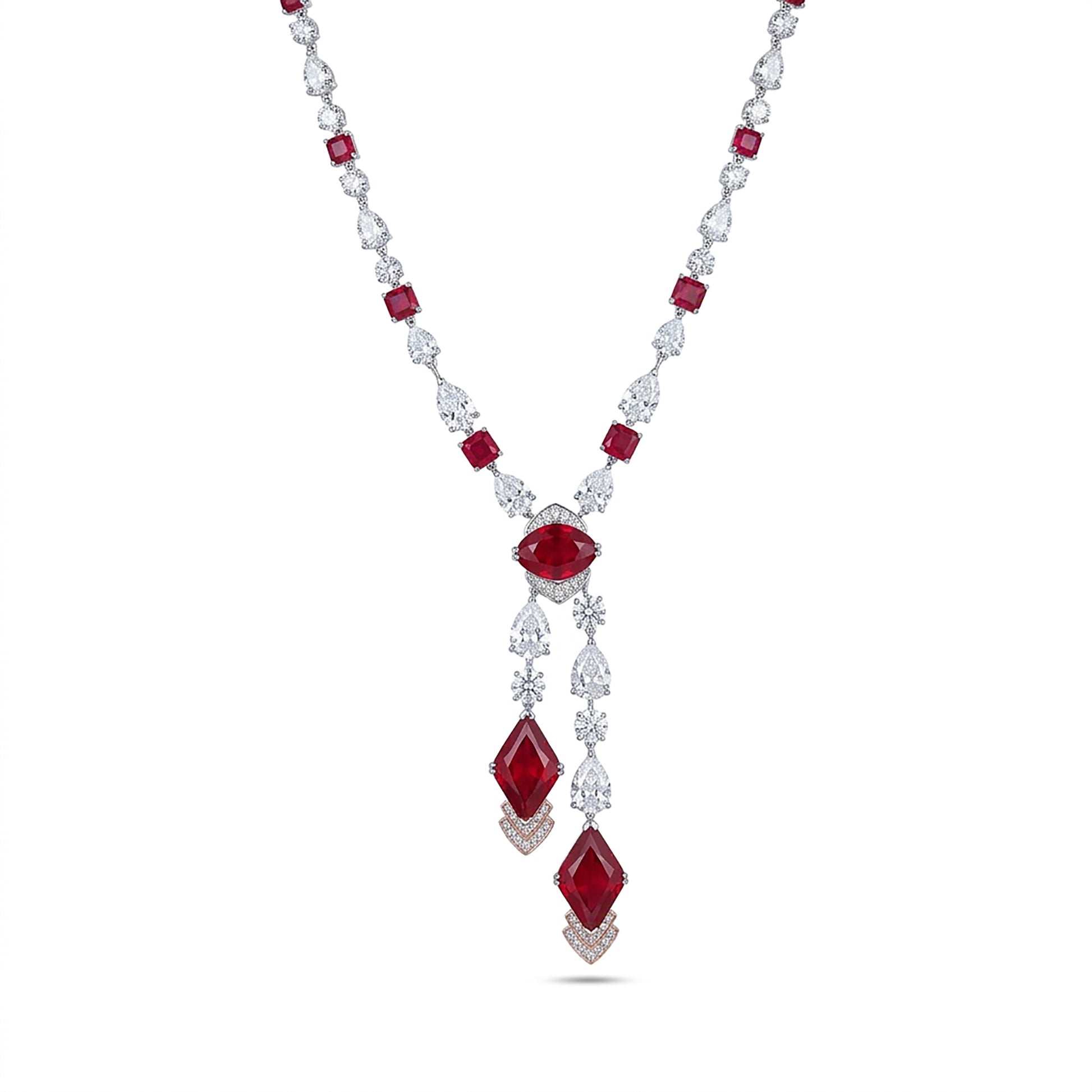 Sighild Rhombus Tassel Necklace
