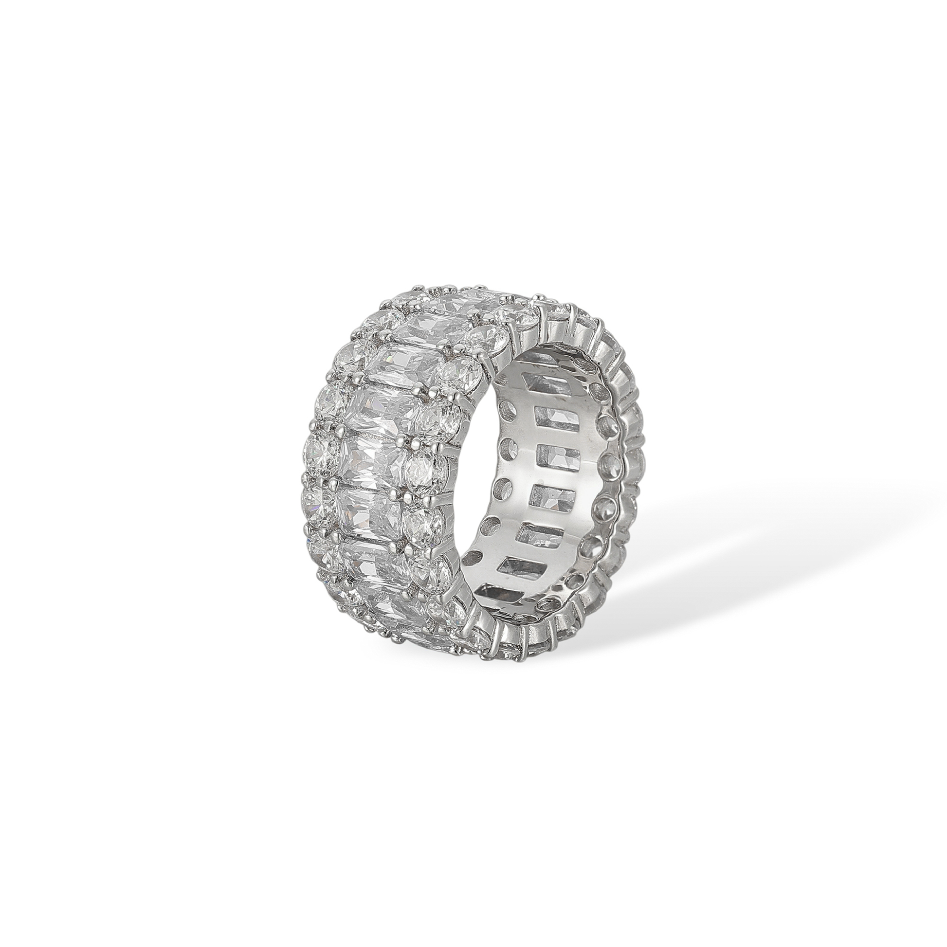 Silvana Rectangular Round Ring