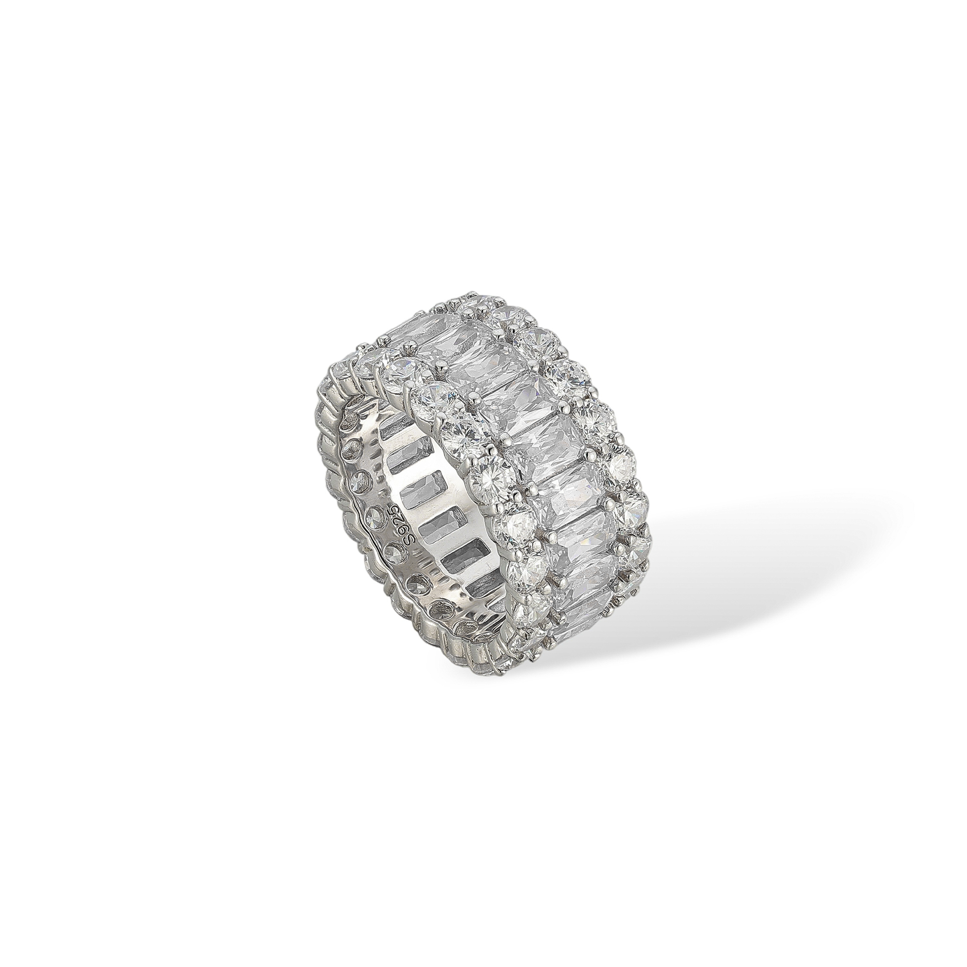 Silvana Rectangular Round Ring