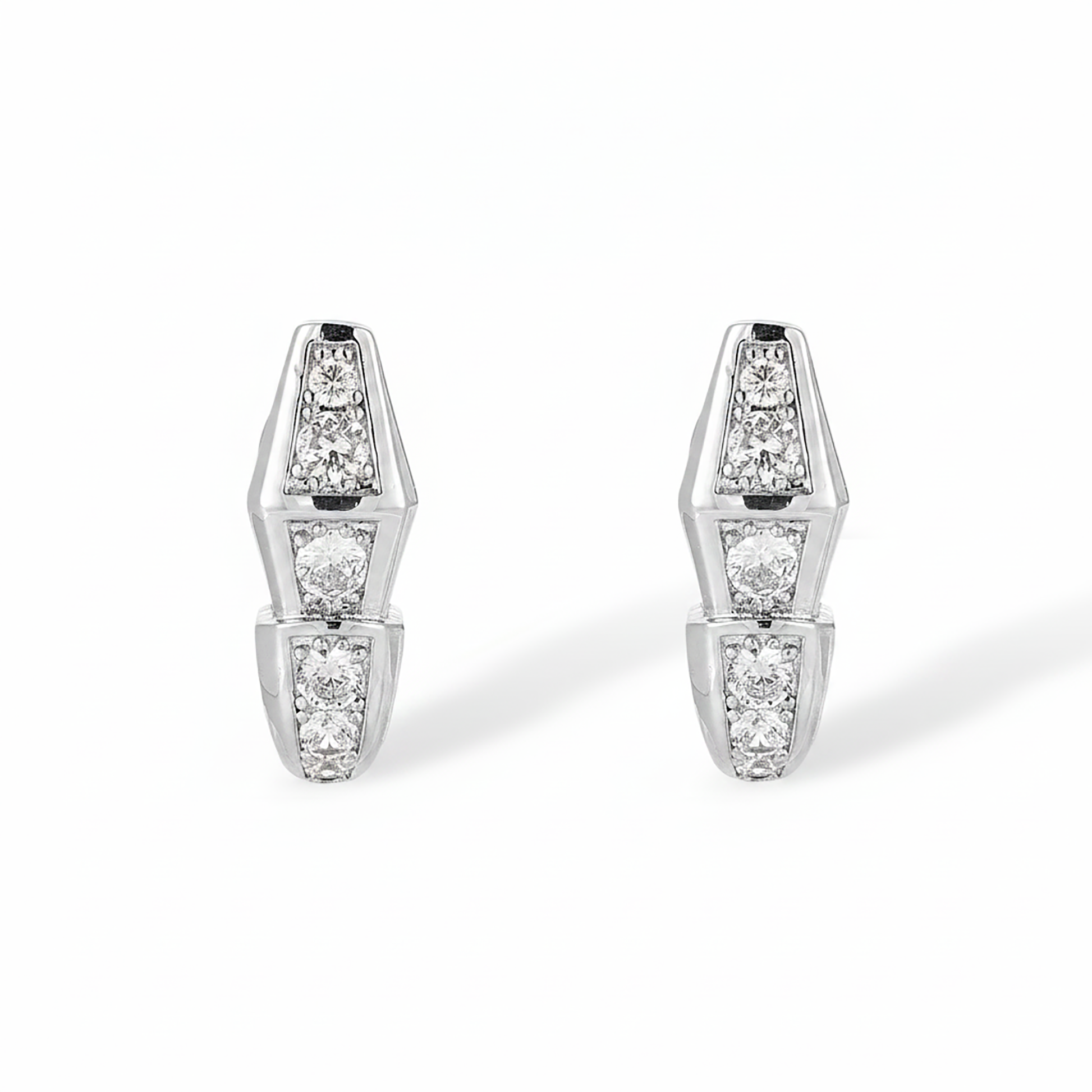 Stefanie 14K Gold Snake Earrings