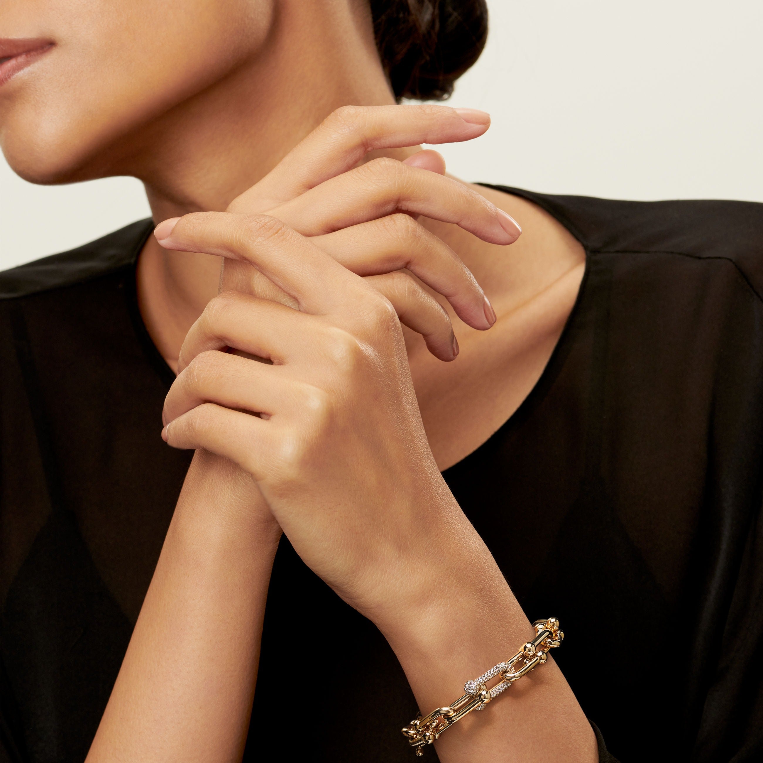 Stéphanie 14K Gold U-Shape Bracelet