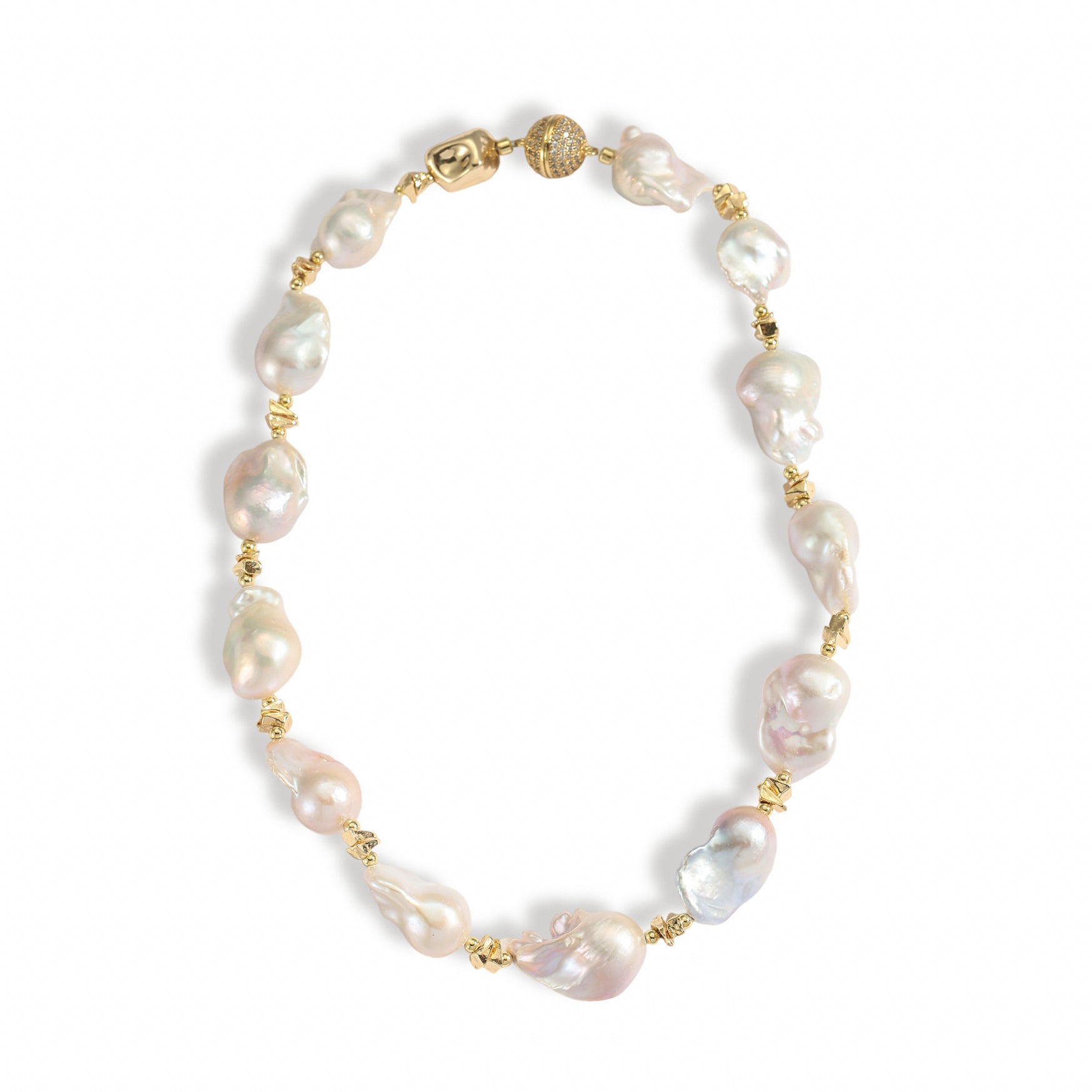 Témoin de bonheur Baroque Pearl Necklace