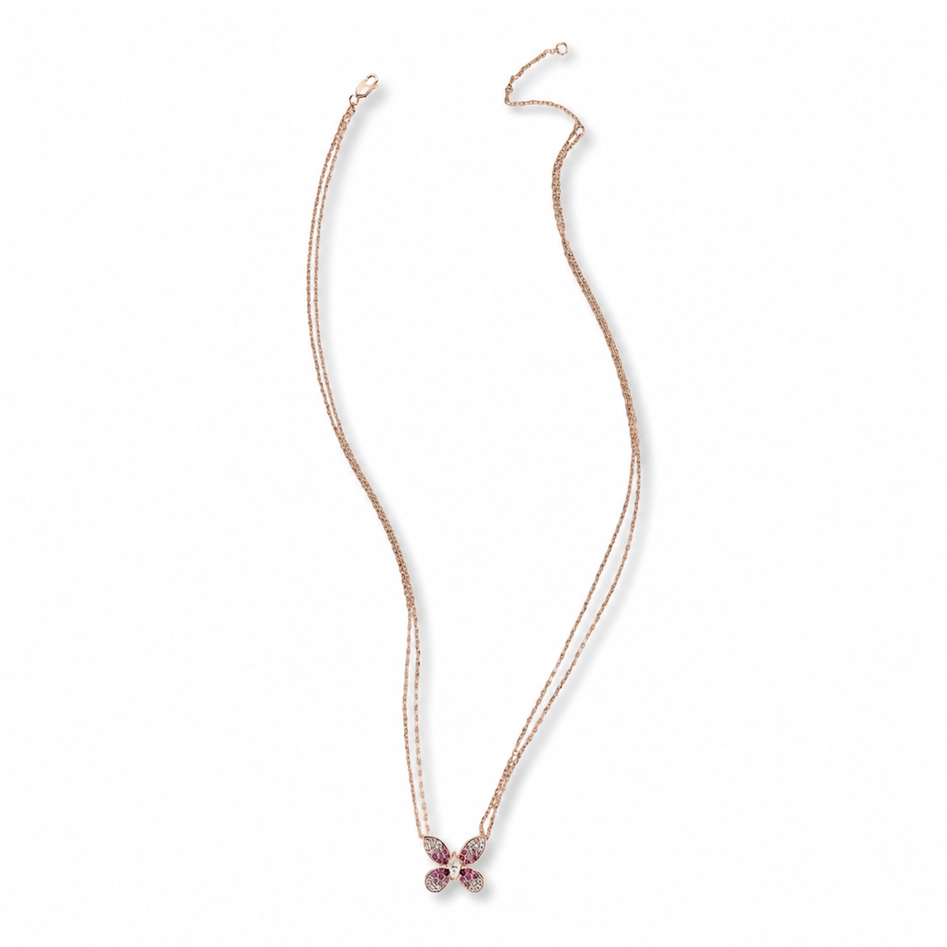 Thordis 14K Gold Butterfly Necklace