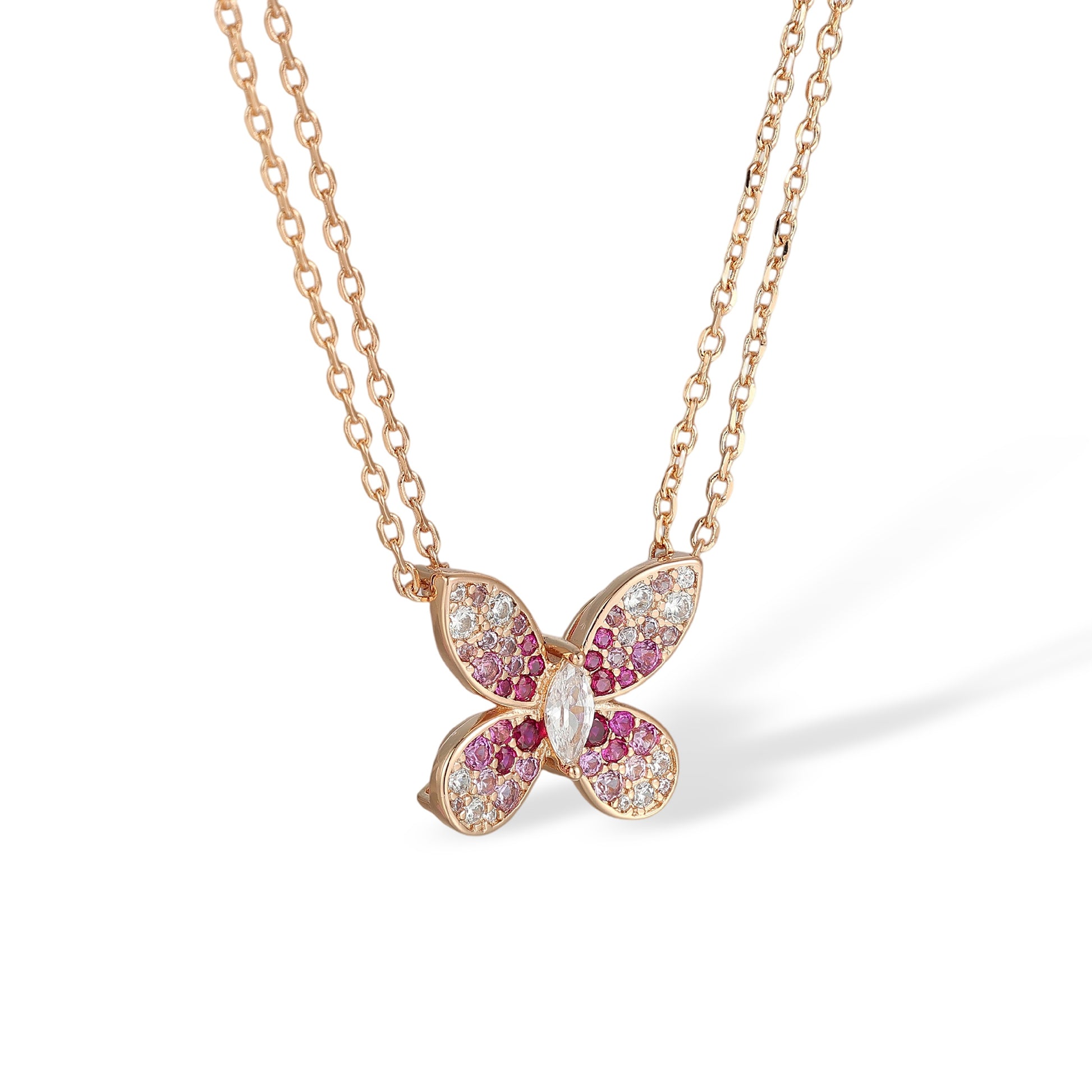 Thordis 14K Gold Butterfly Necklace
