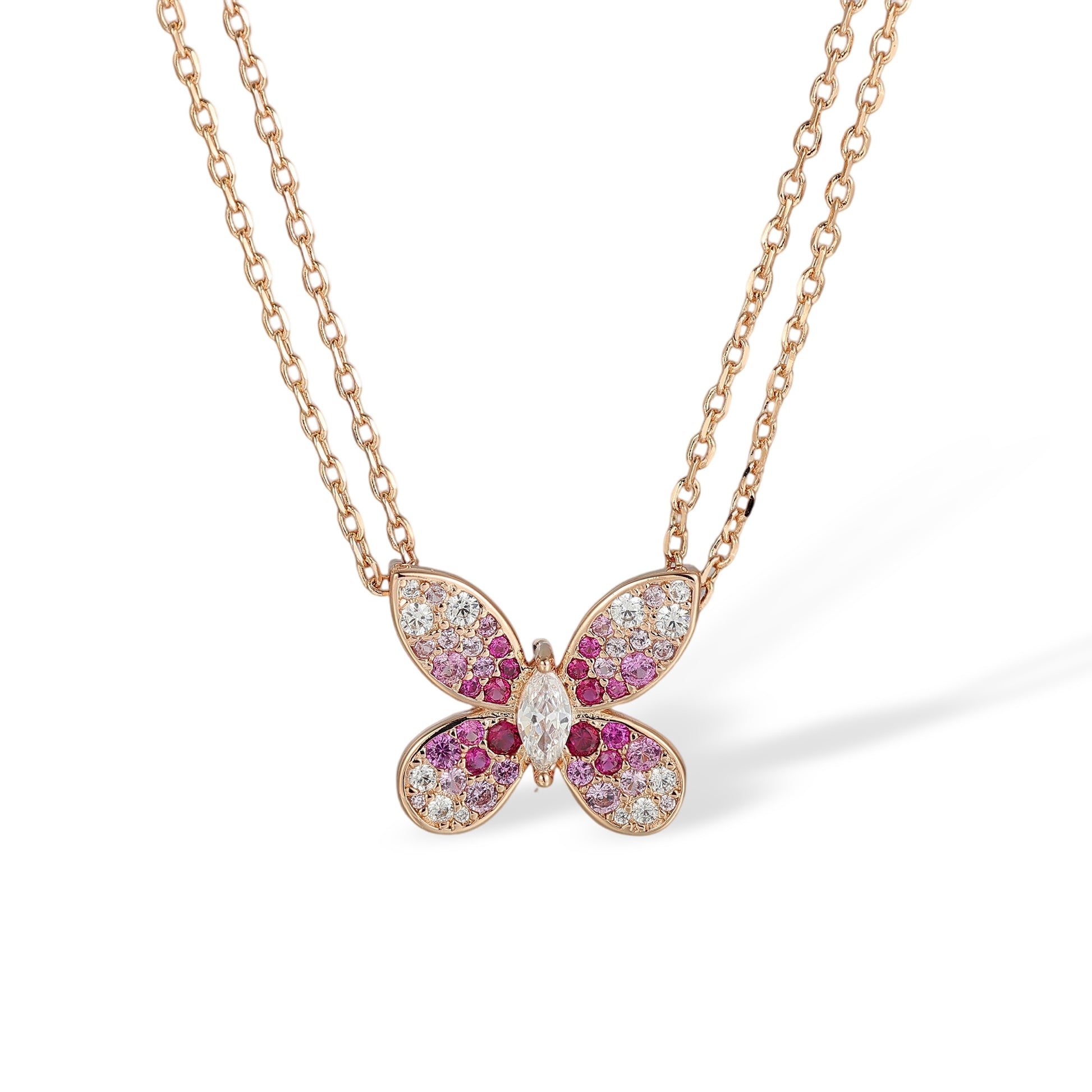 Thordis 14K Gold Butterfly Necklace