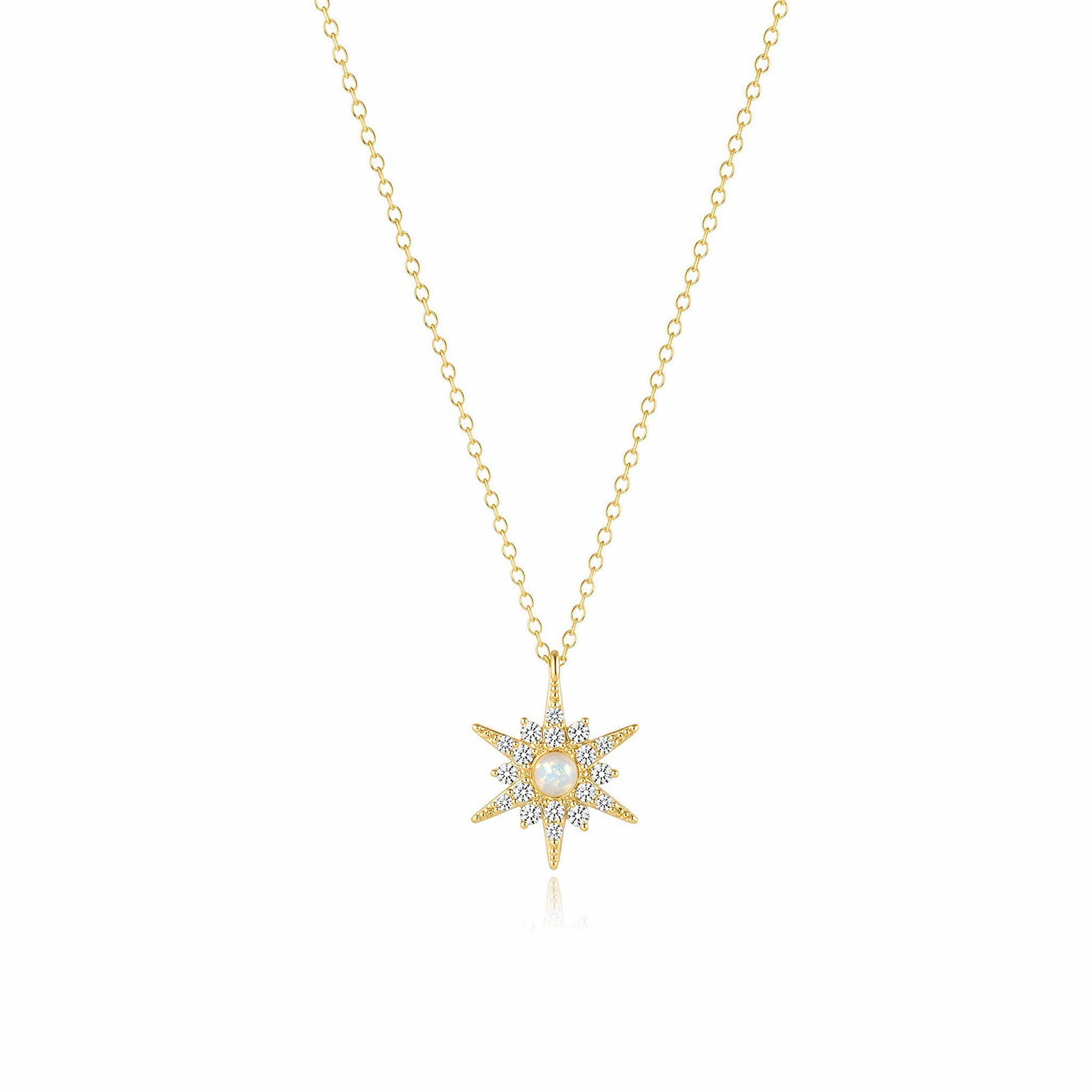 Ursel 18K Gold Sunflower Floral Necklace