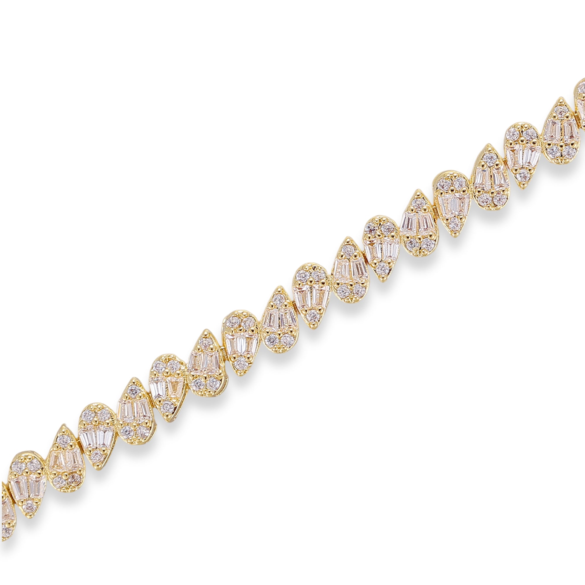 Veronique 14K Gold Teardrop Bracelet