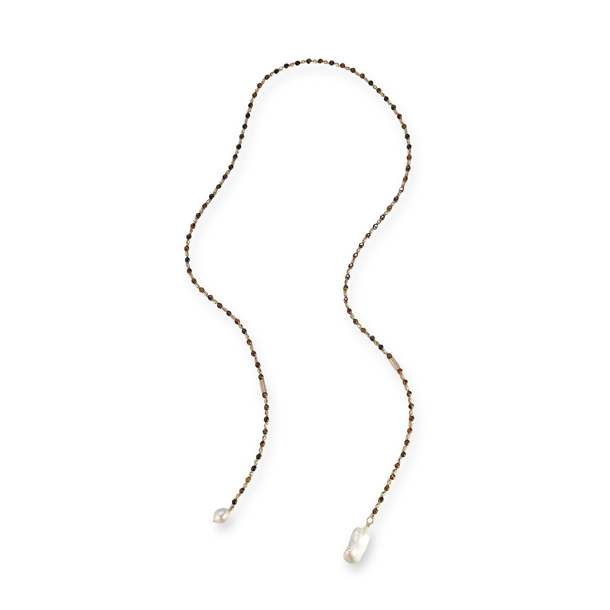 Viona Beaded Baroque Pearl Necklace