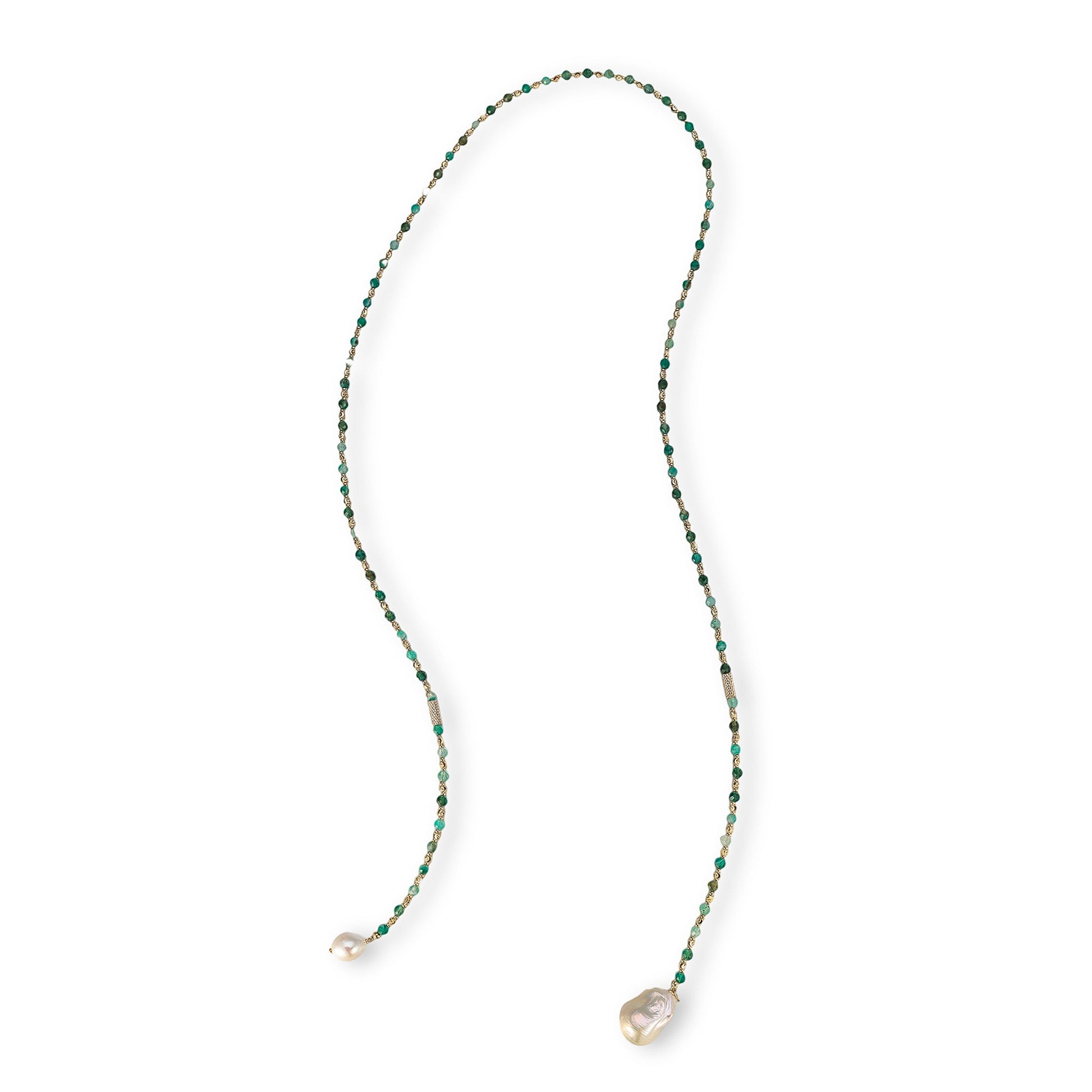 Viona Beaded Baroque Pearl Necklace
