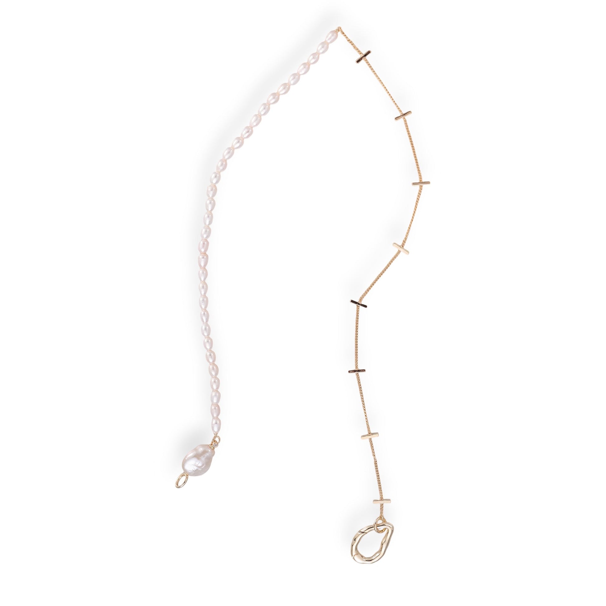 Wiglind White Baroque Pearl Choker Necklace