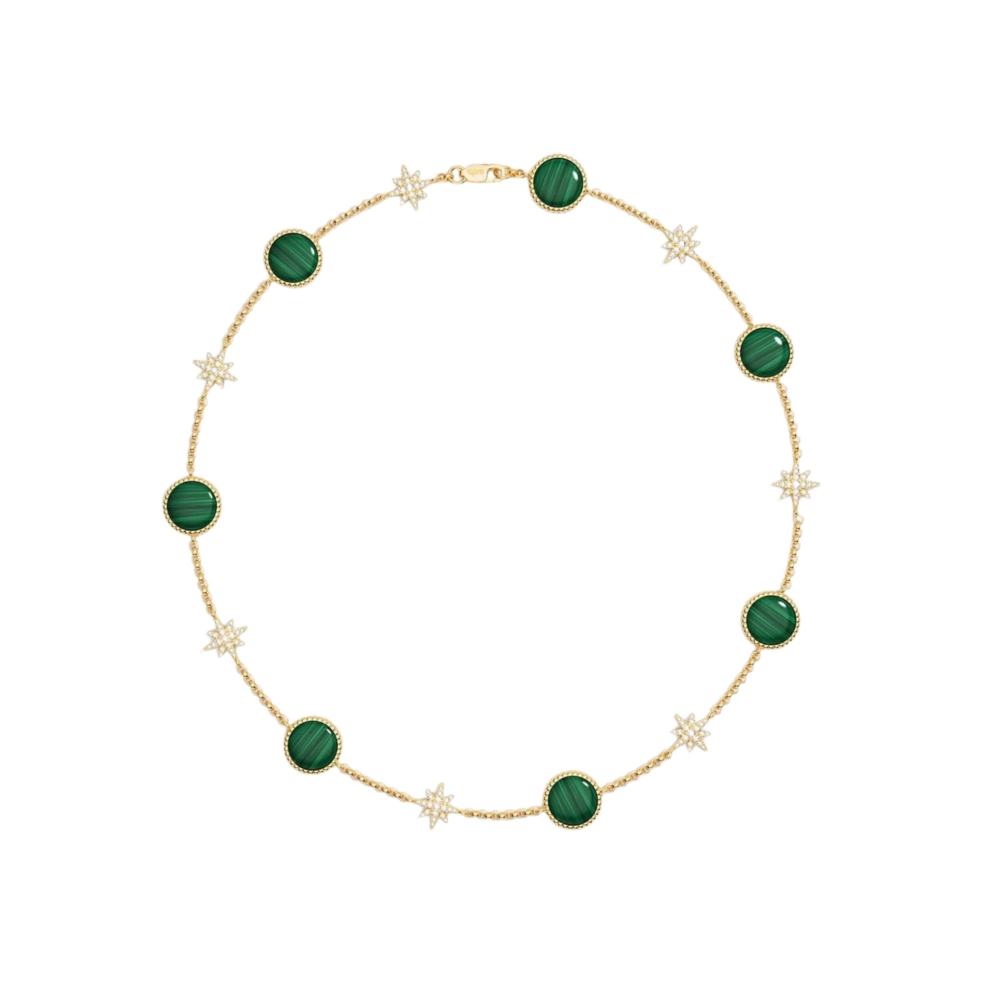Célestine Peacoke Green Starburst Necklace