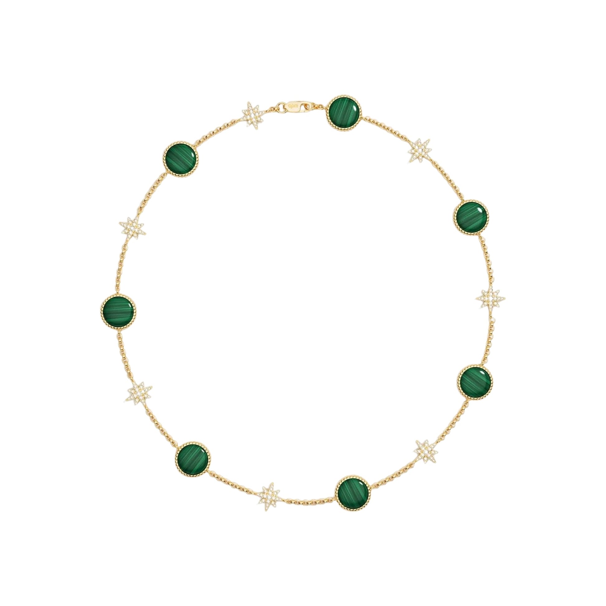 Célestine Peacoke Green Starburst Necklace