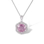 Winifred Pink Rose Floral Necklace