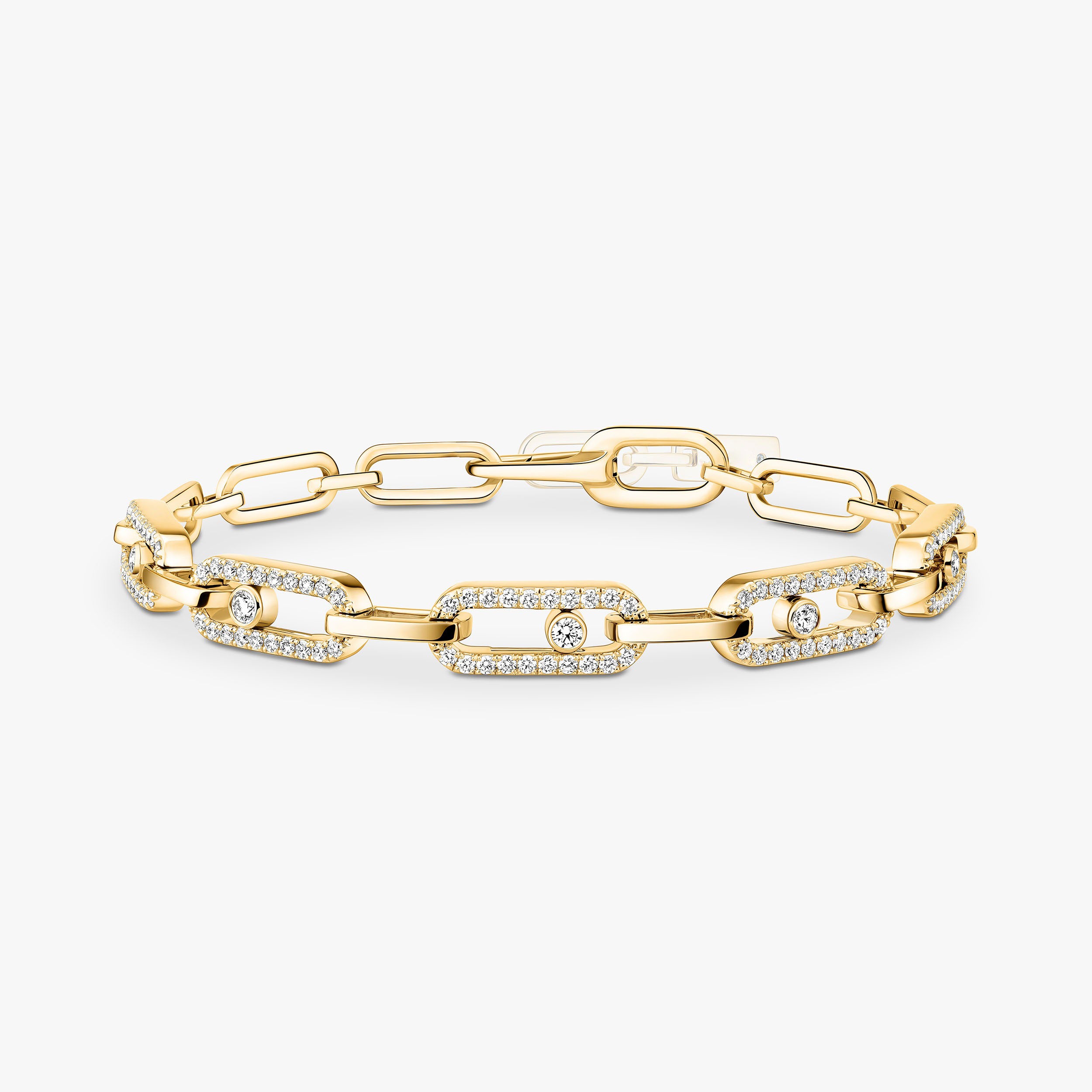 Wulflind 14K Gold Paperclip Link Bracelet