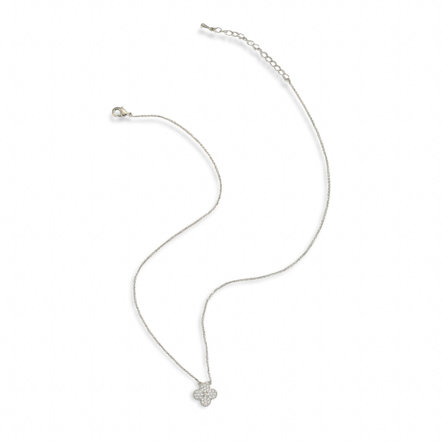 Yasmine White Clover Necklace