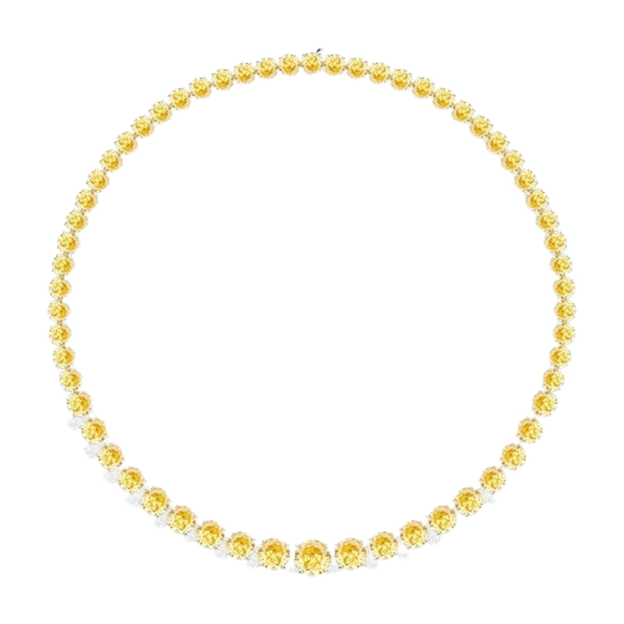 Ydralind Round Teardrop Choker Necklace