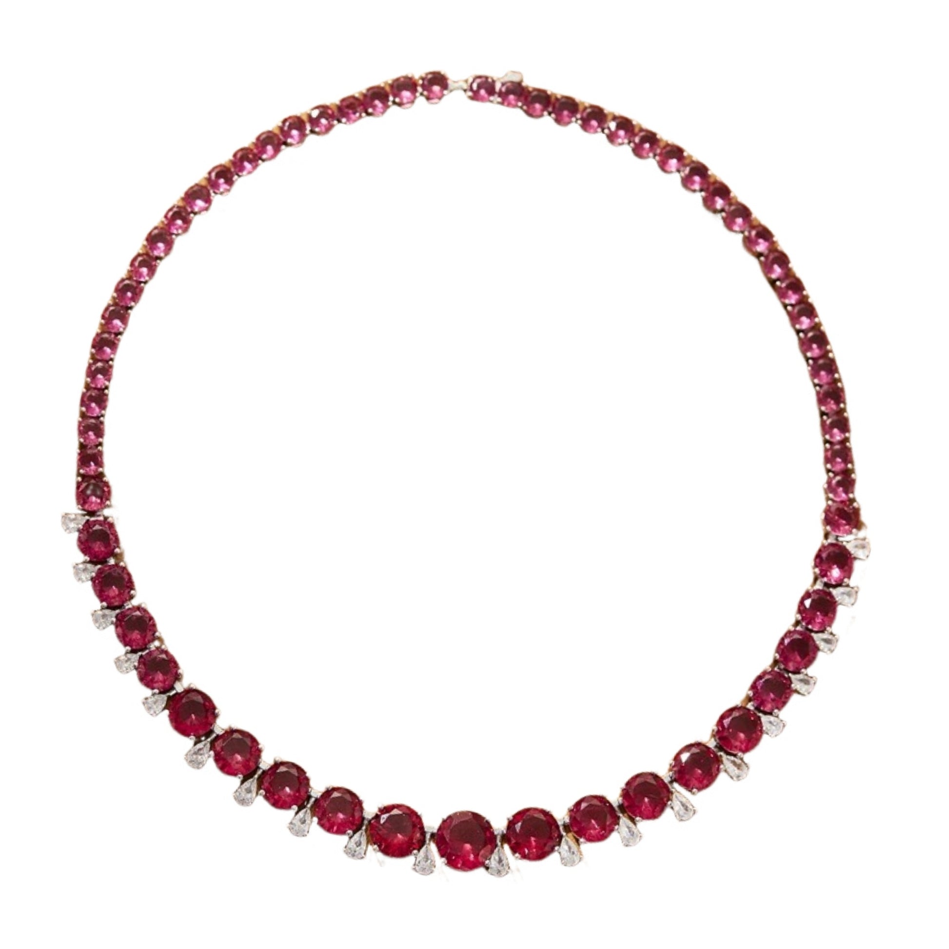 Ydralind Round Teardrop Choker Necklace
